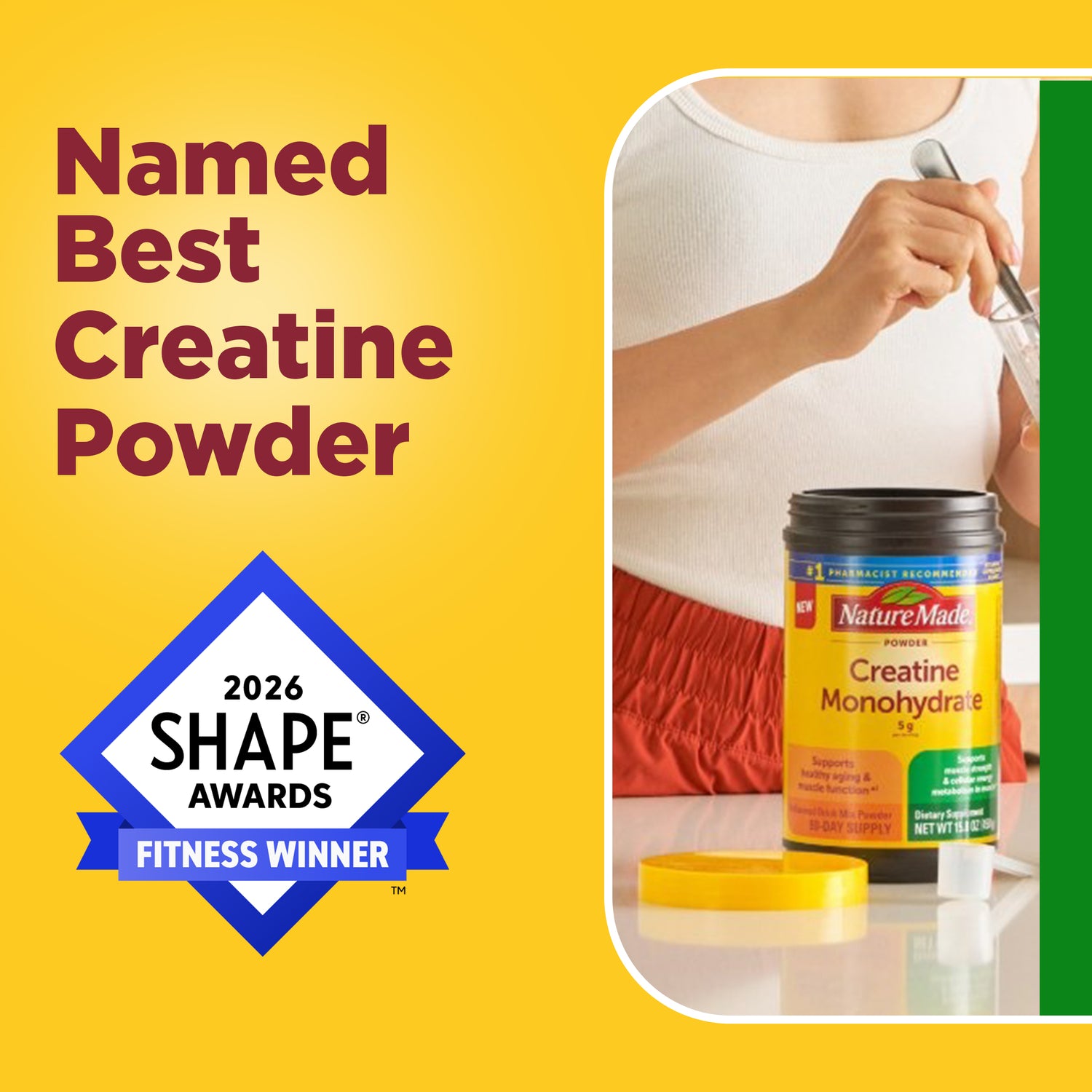 Micronized Creatine Monohydrate 5 g Drink Mix Powder | 90