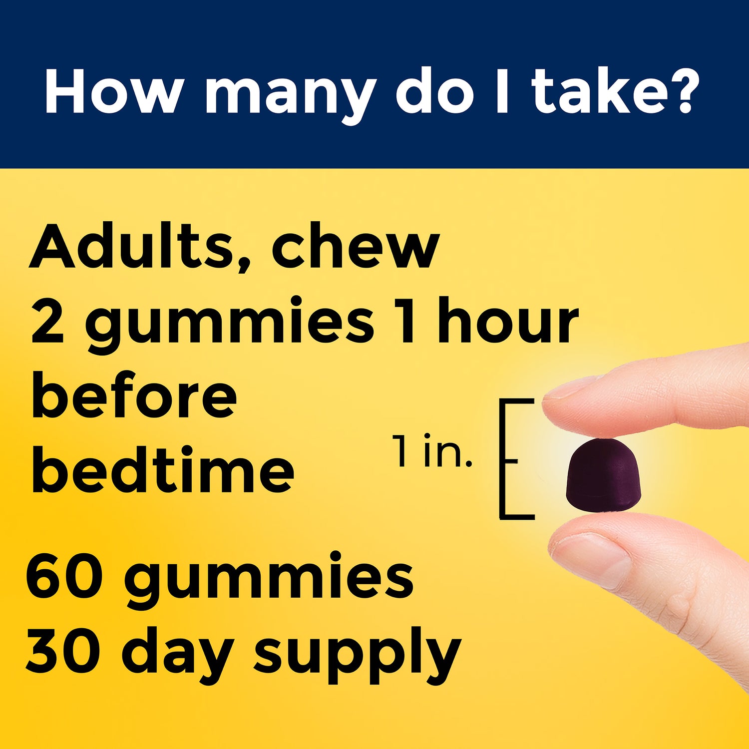 Time Release Melatonin Gummies Maximum Strength Dosage‡ 10 mg Per Serving | 60