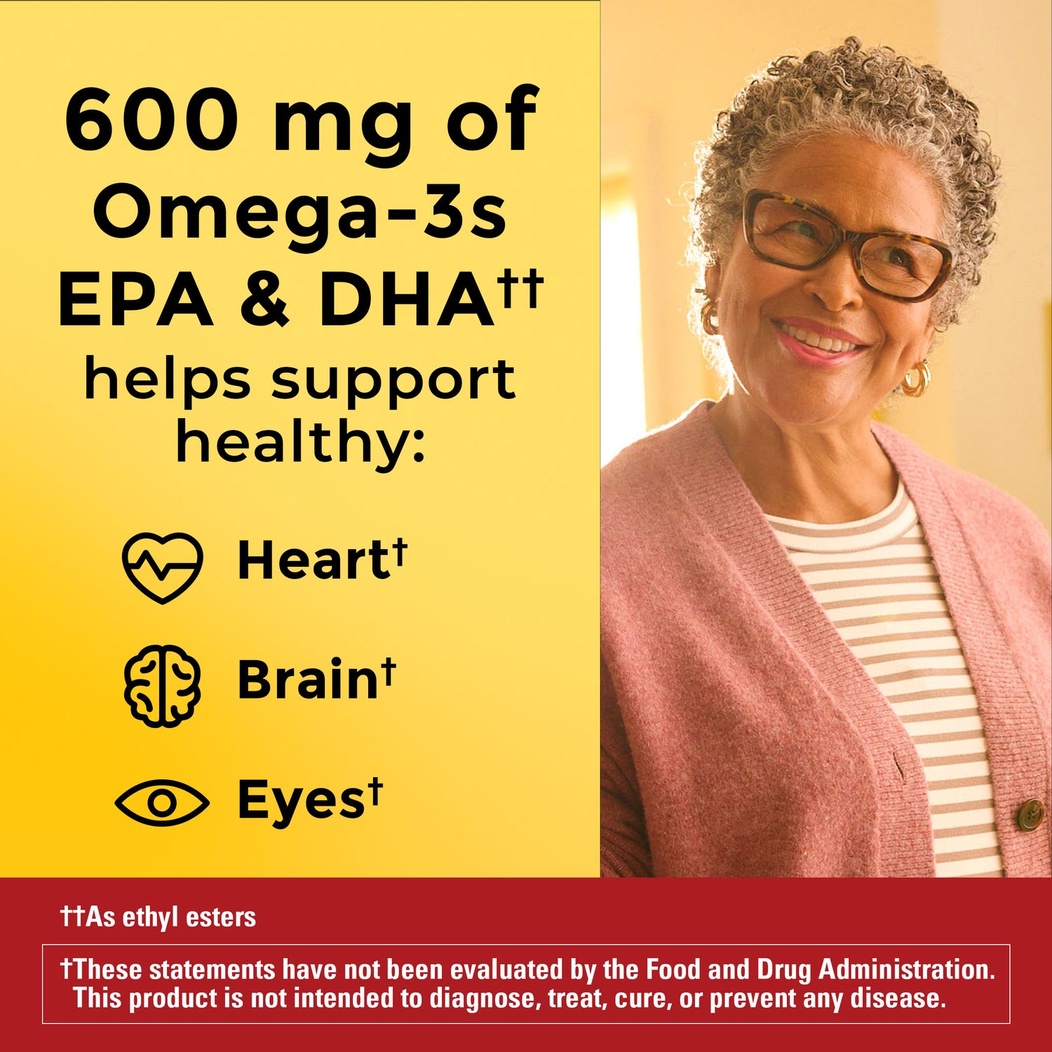 Omega-3†† from Fish & Algae Oil 1200 mg Softgels | 