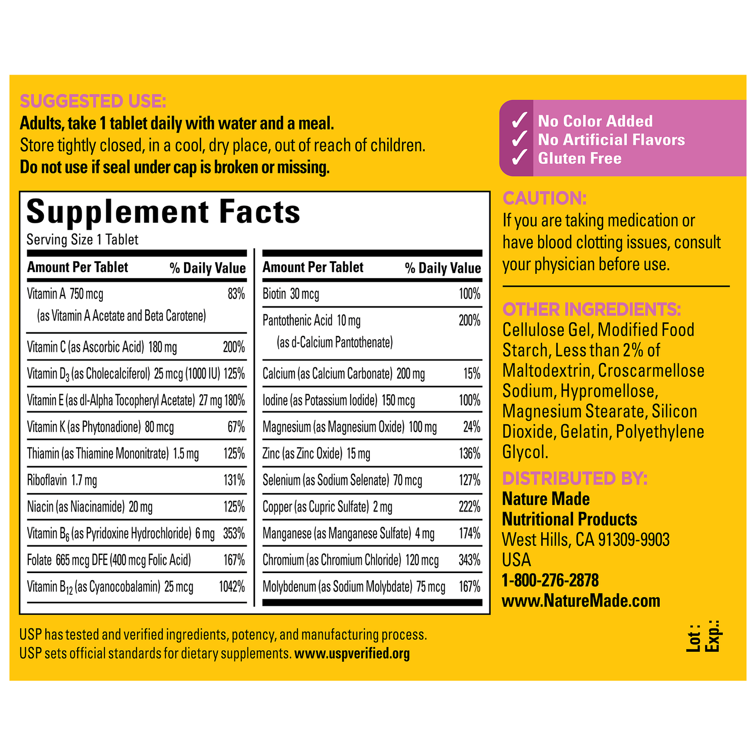 Women's Multivitamin 50+ Tablets | 