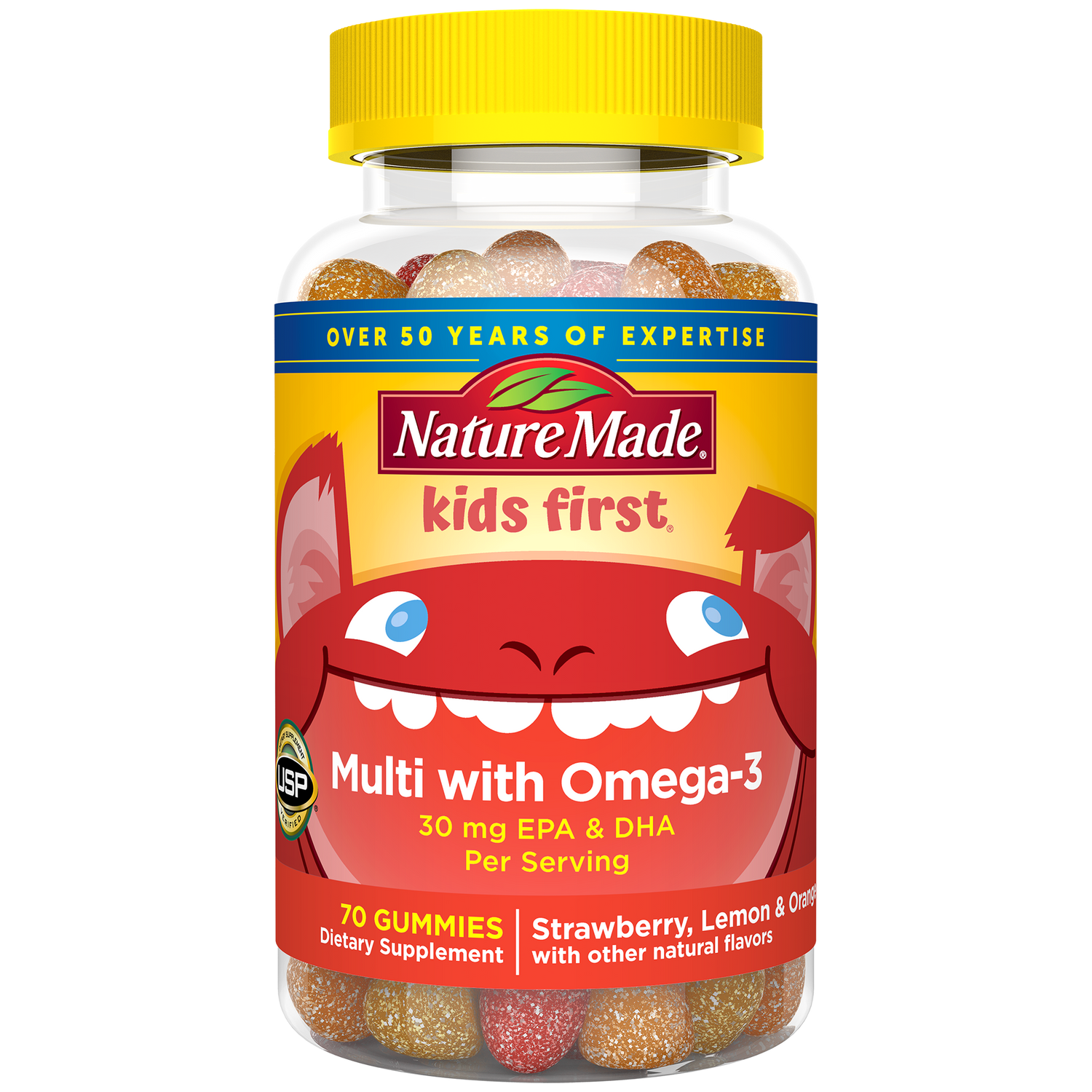 Kids First® Multivitamin + Omega-3 Gummies | 