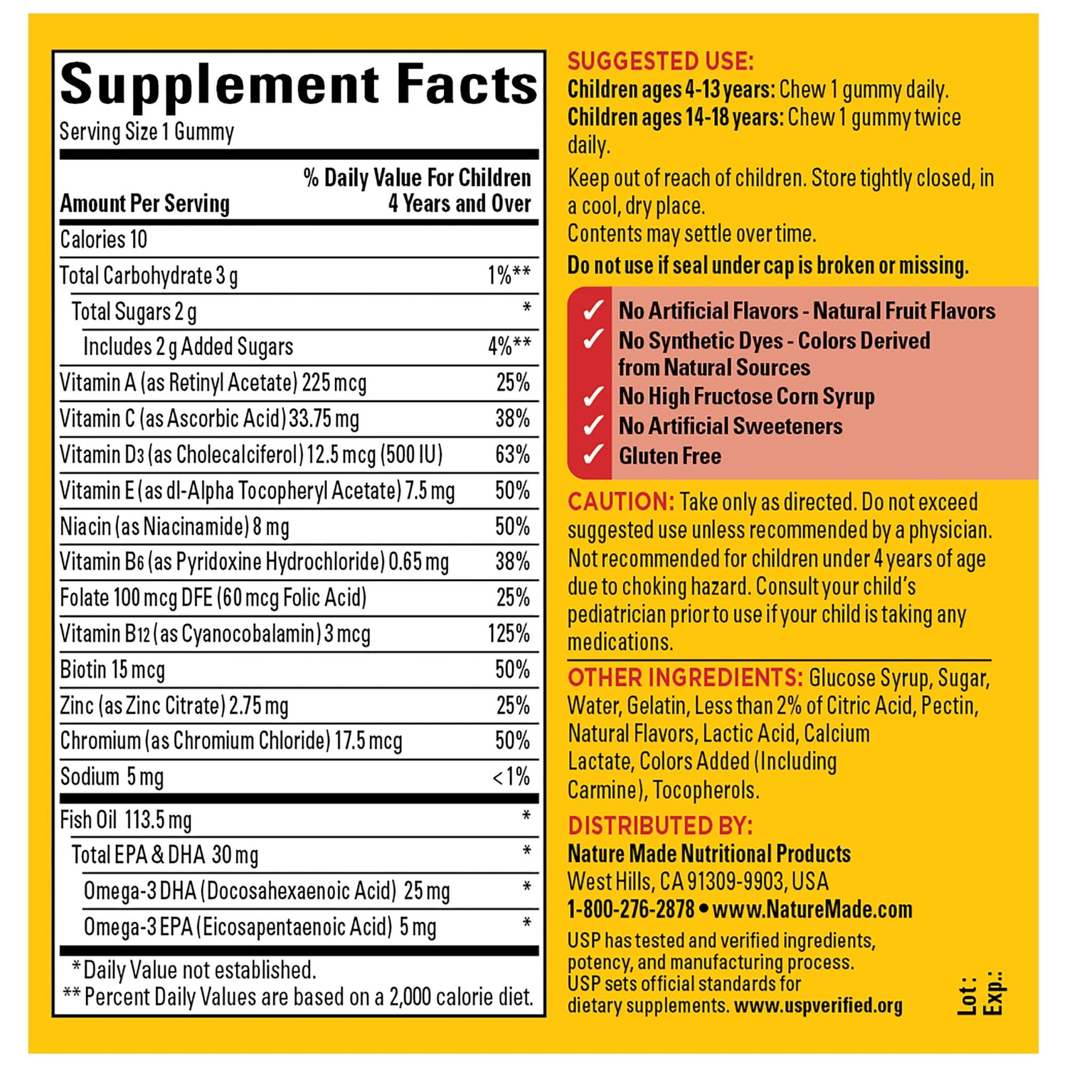 Kids First® Multivitamin + Omega-3 Gummies | 