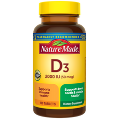 Vitamin D3 2000 IU (50 mcg) Tablets
