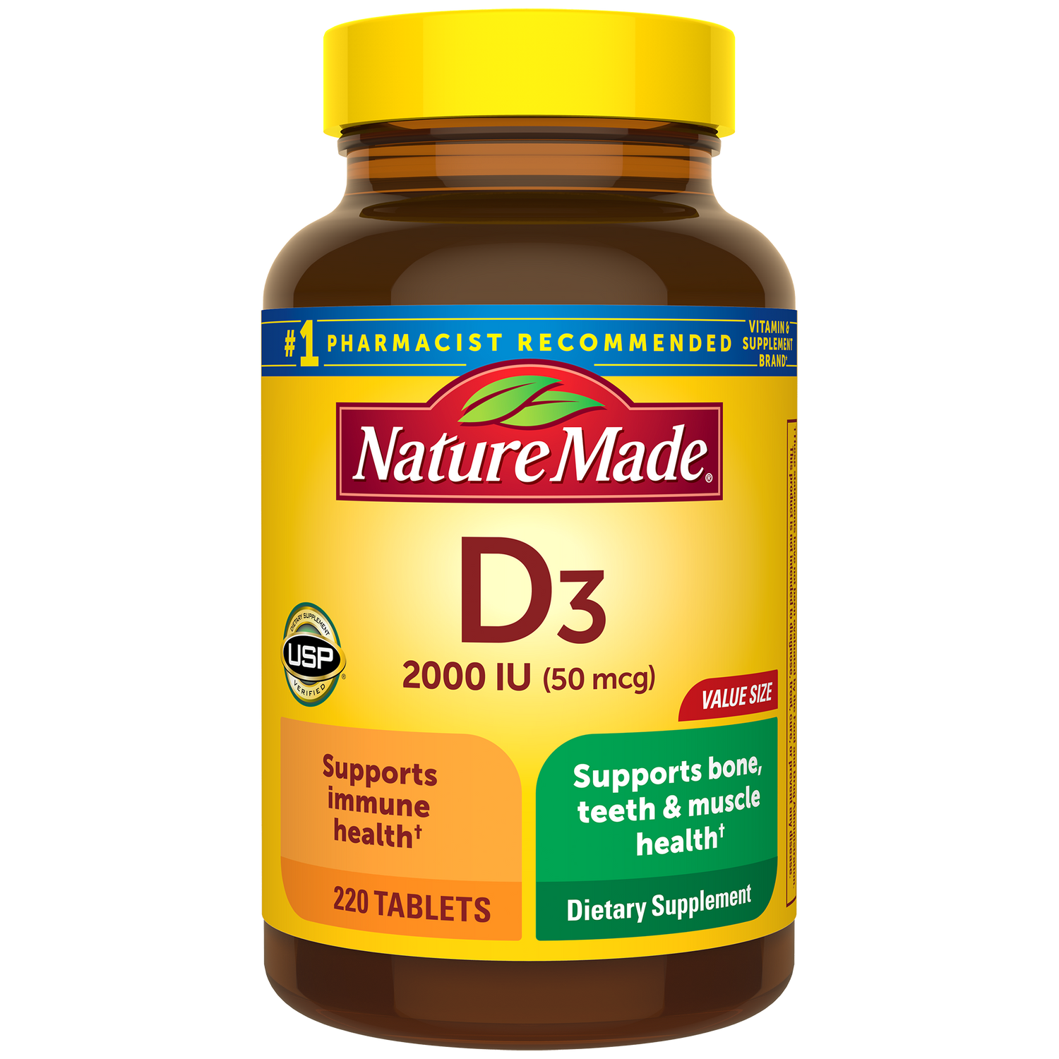 Vitamin D3 2000 IU (50 mcg) Tablets | 220