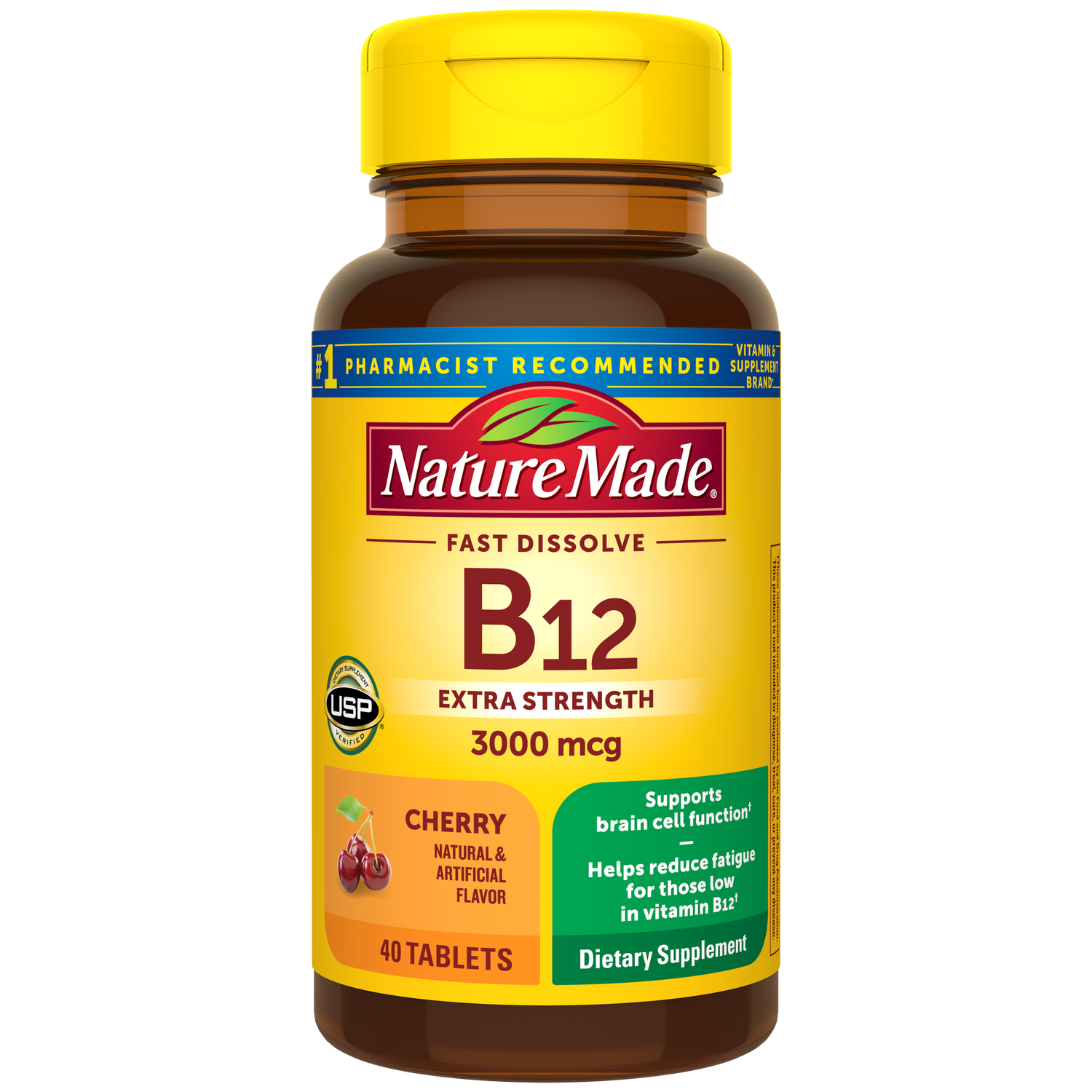 Vitamin B12 3000 mcg Fast Dissolve Tablets | 