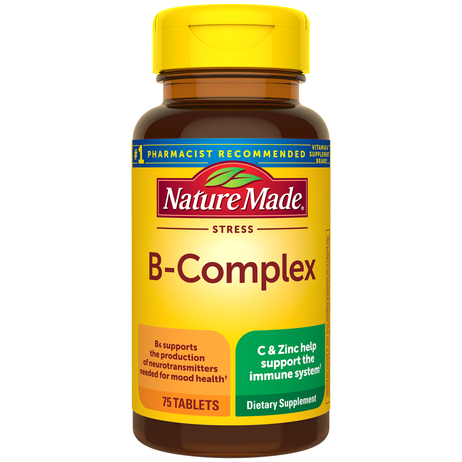 Stress B-Complex with Vitamin C and Zinc Tablets | 