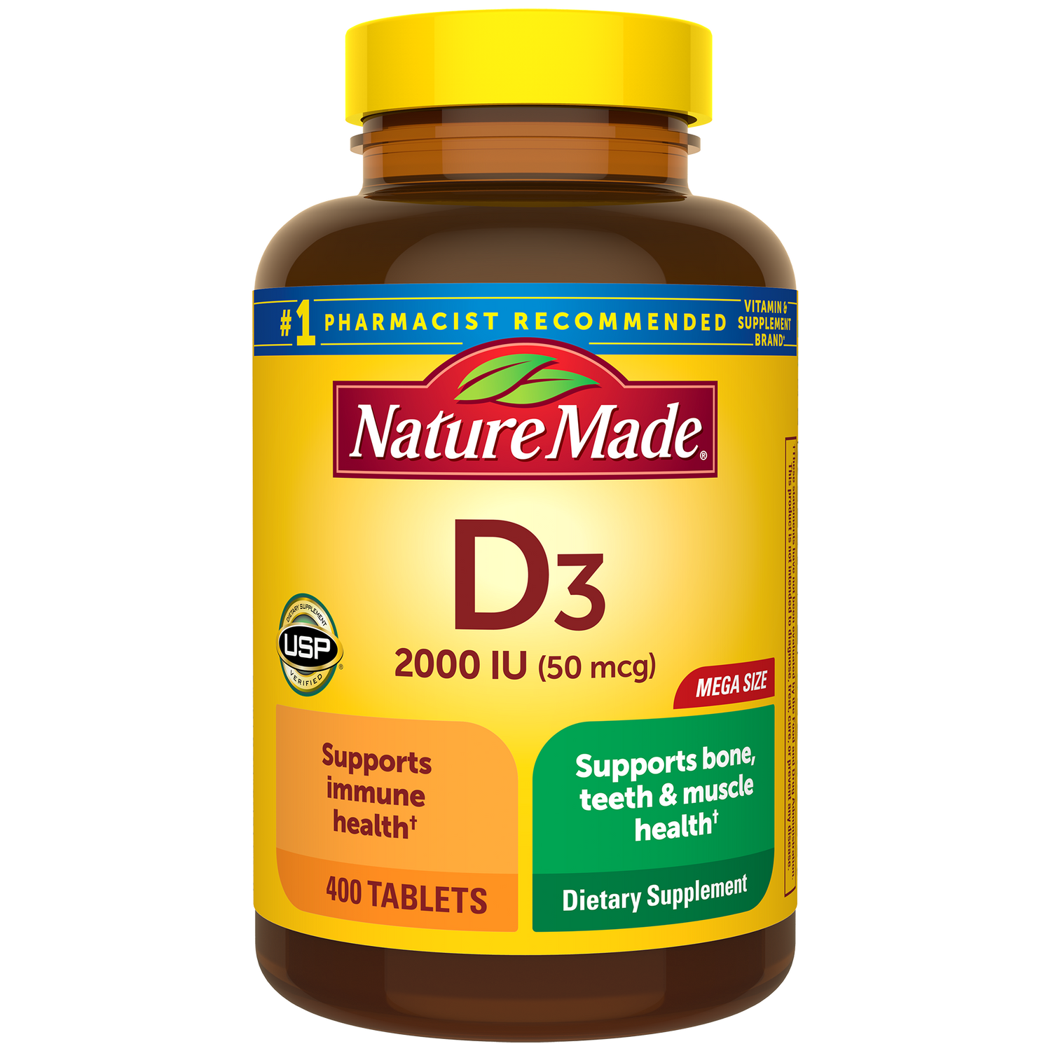 Vitamin D3 2000 IU (50 mcg) Tablets | 400