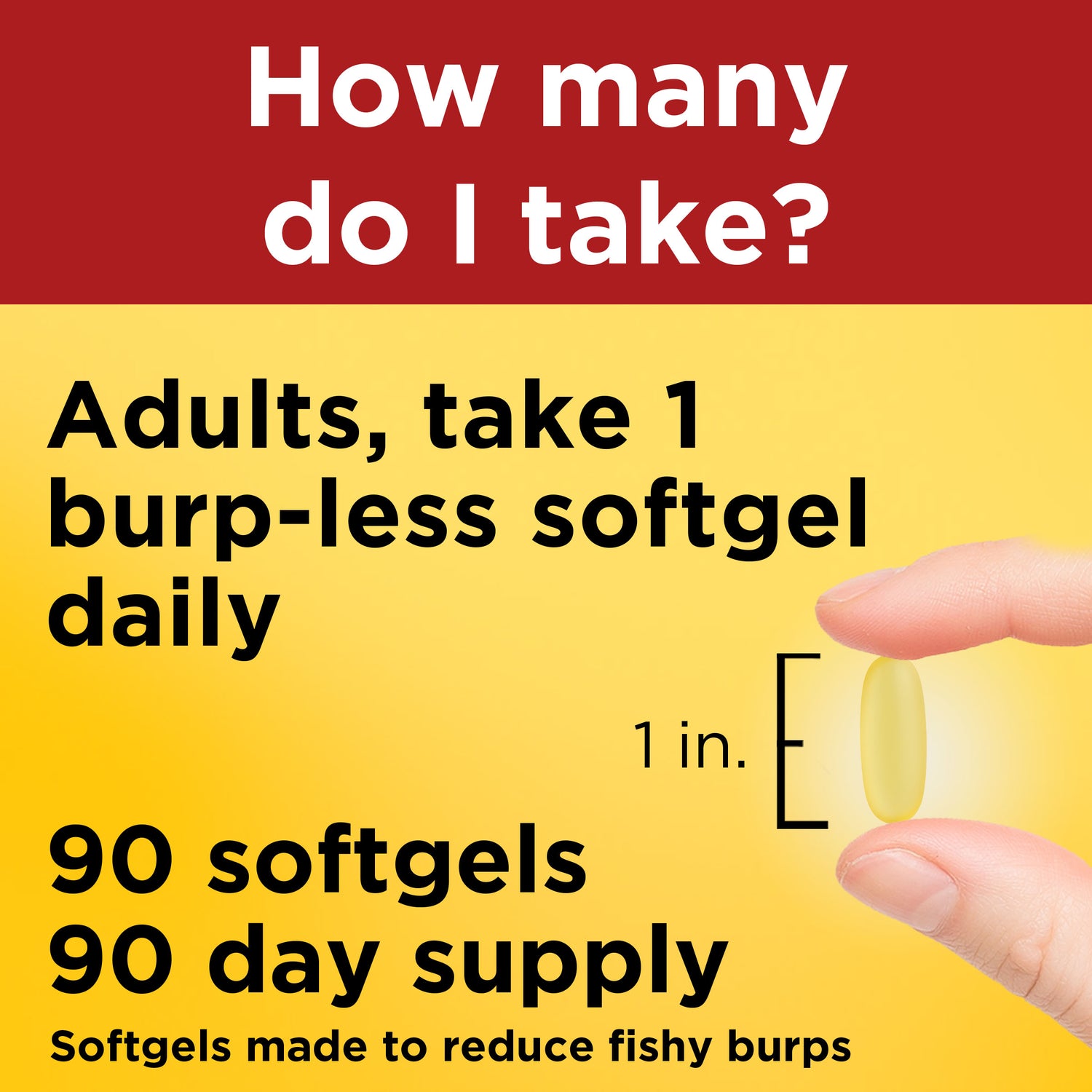 Ultra Omega-3†† from Fish Oil 1400 mg Softgels, Burp-Less♦ | 90