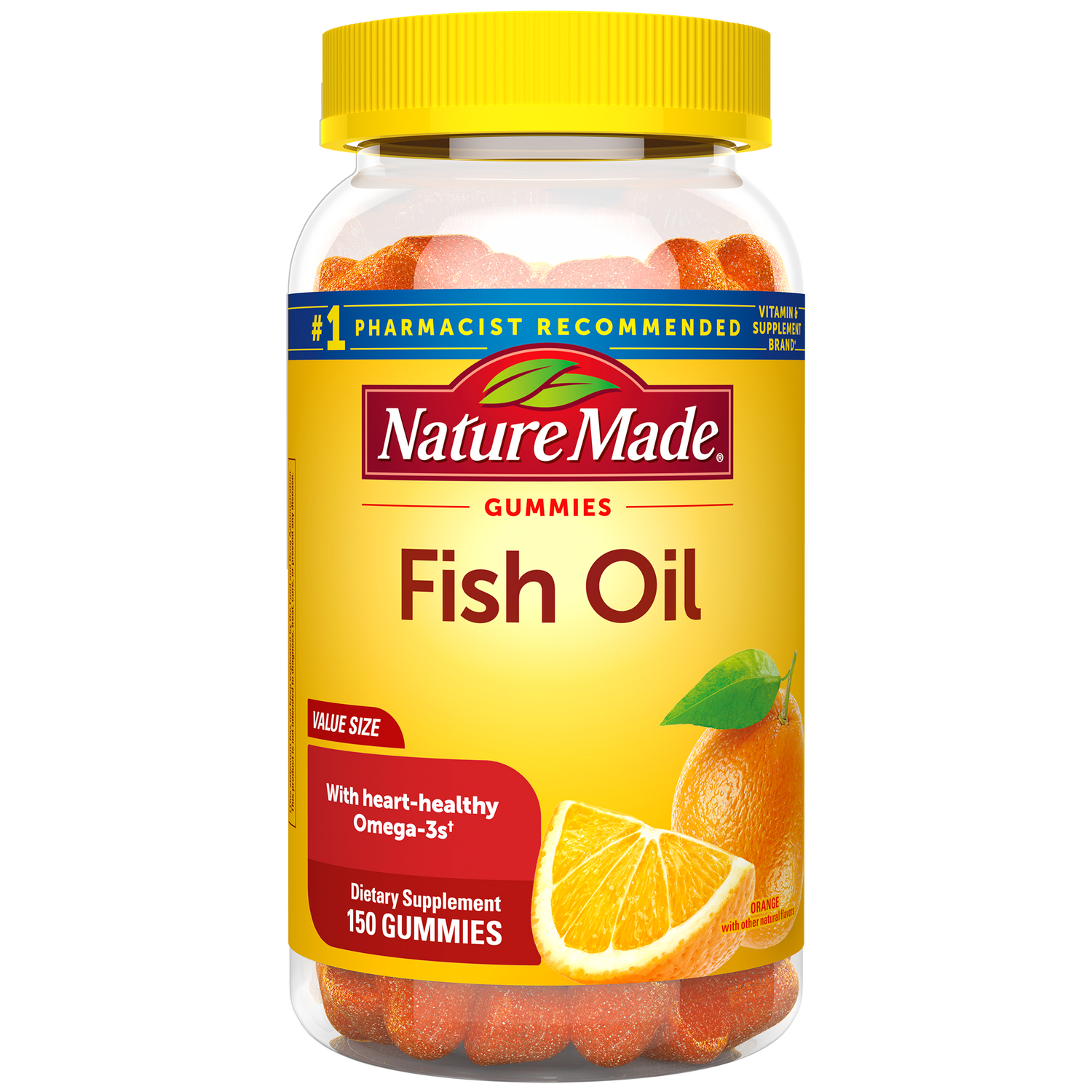 Fish Oil 400 mg (57 mg Omega-3) Gummies | 150