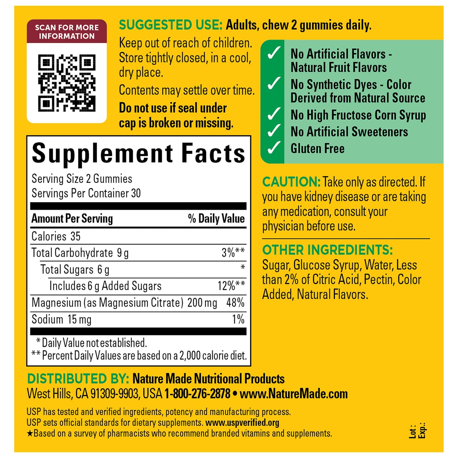 High Absorption Magnesium Citrate Gummies | 