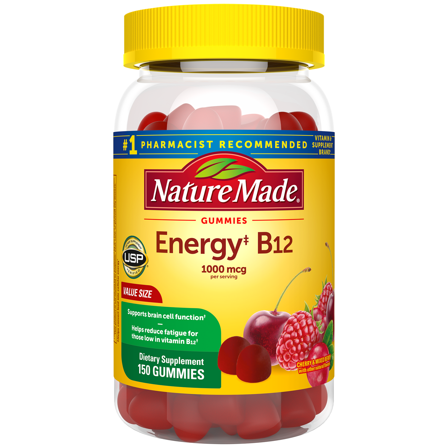 Energy B12 1000 mcg Gummies | 150