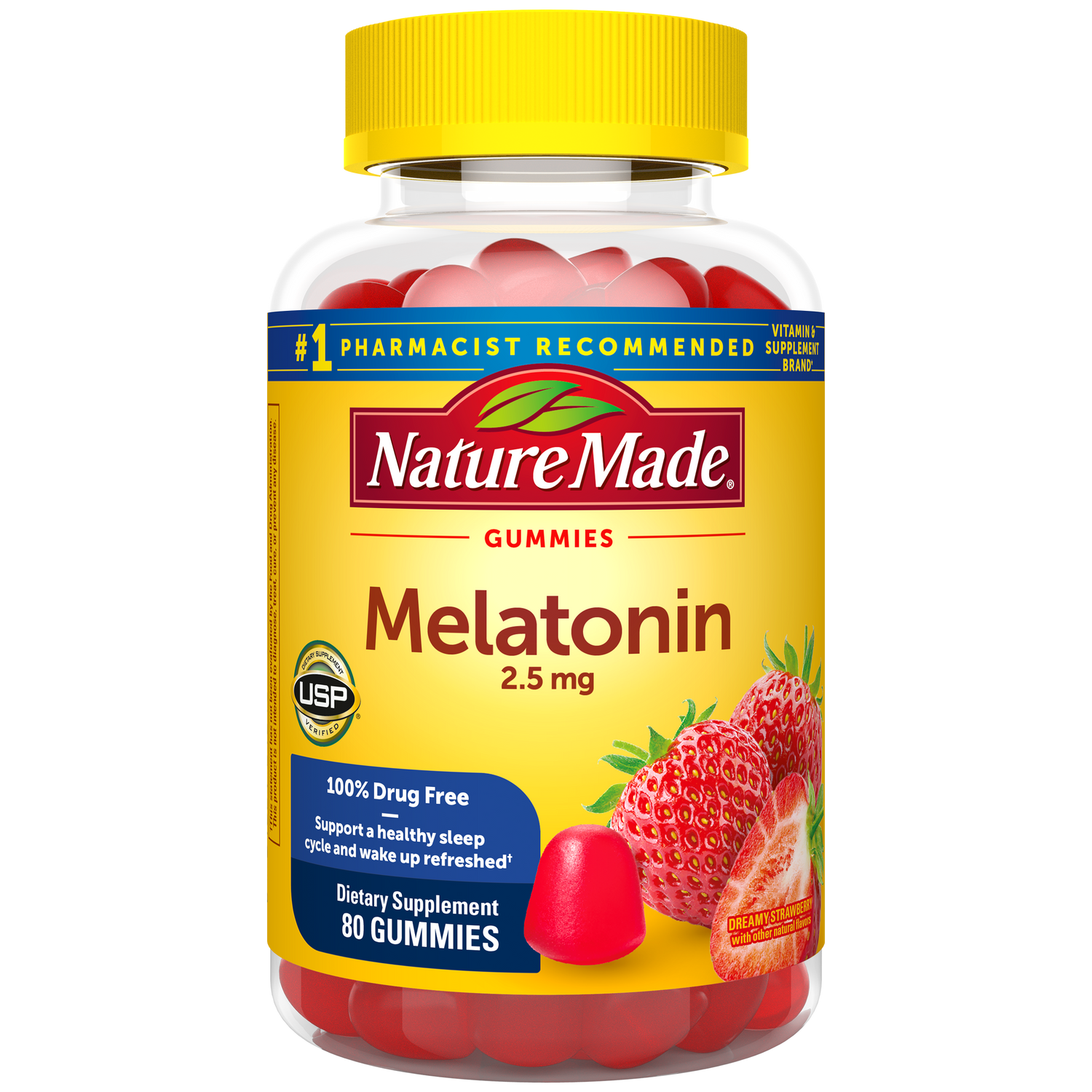 Melatonin 2.5 mg Gummies | 80