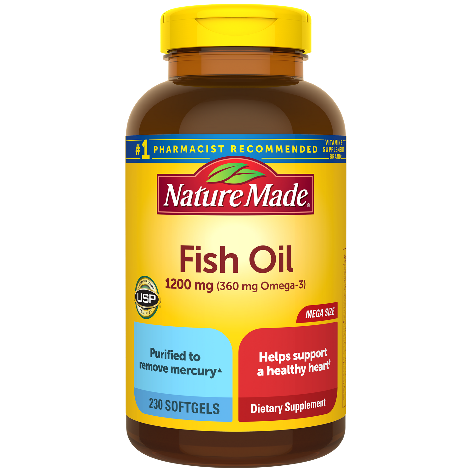 Fish Oil 1200 mg Softgels | 230
