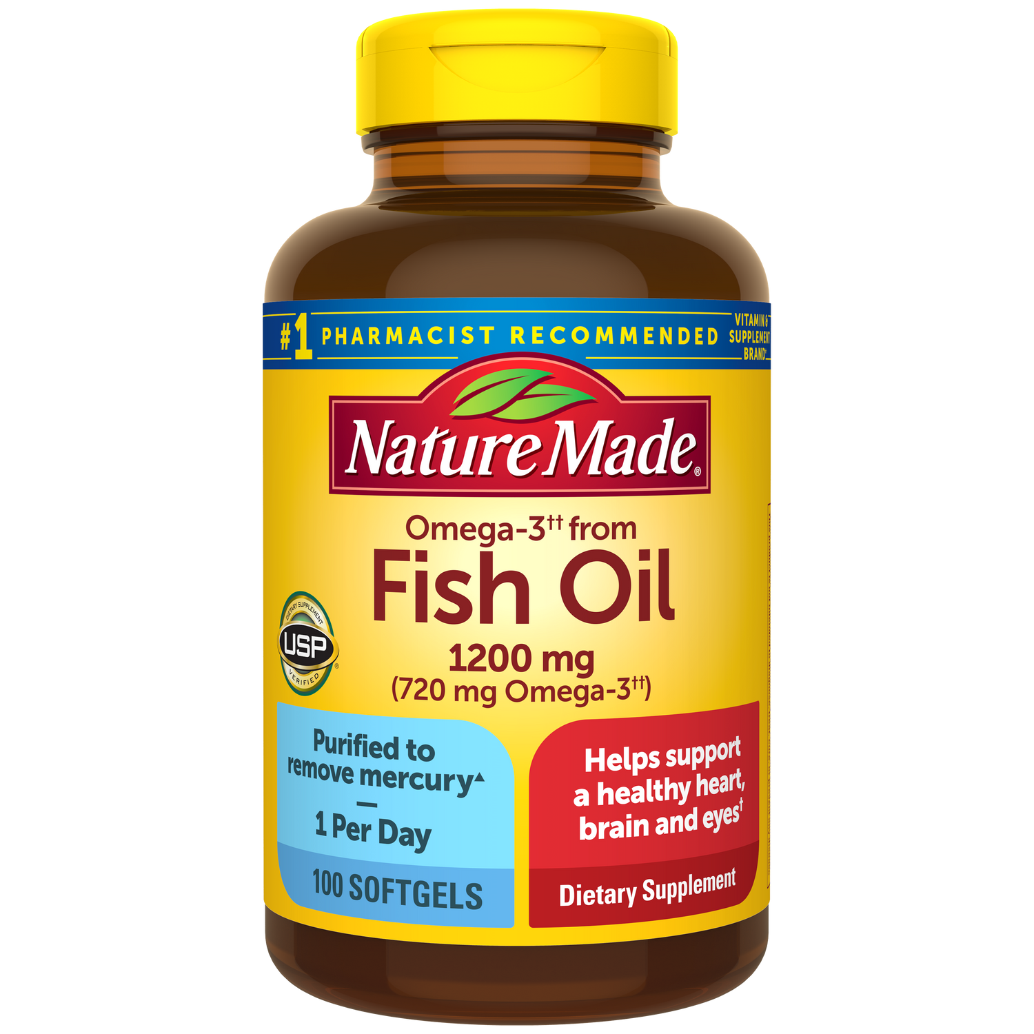 Omega-3†† From Fish Oil 1200 mg Softgels | 