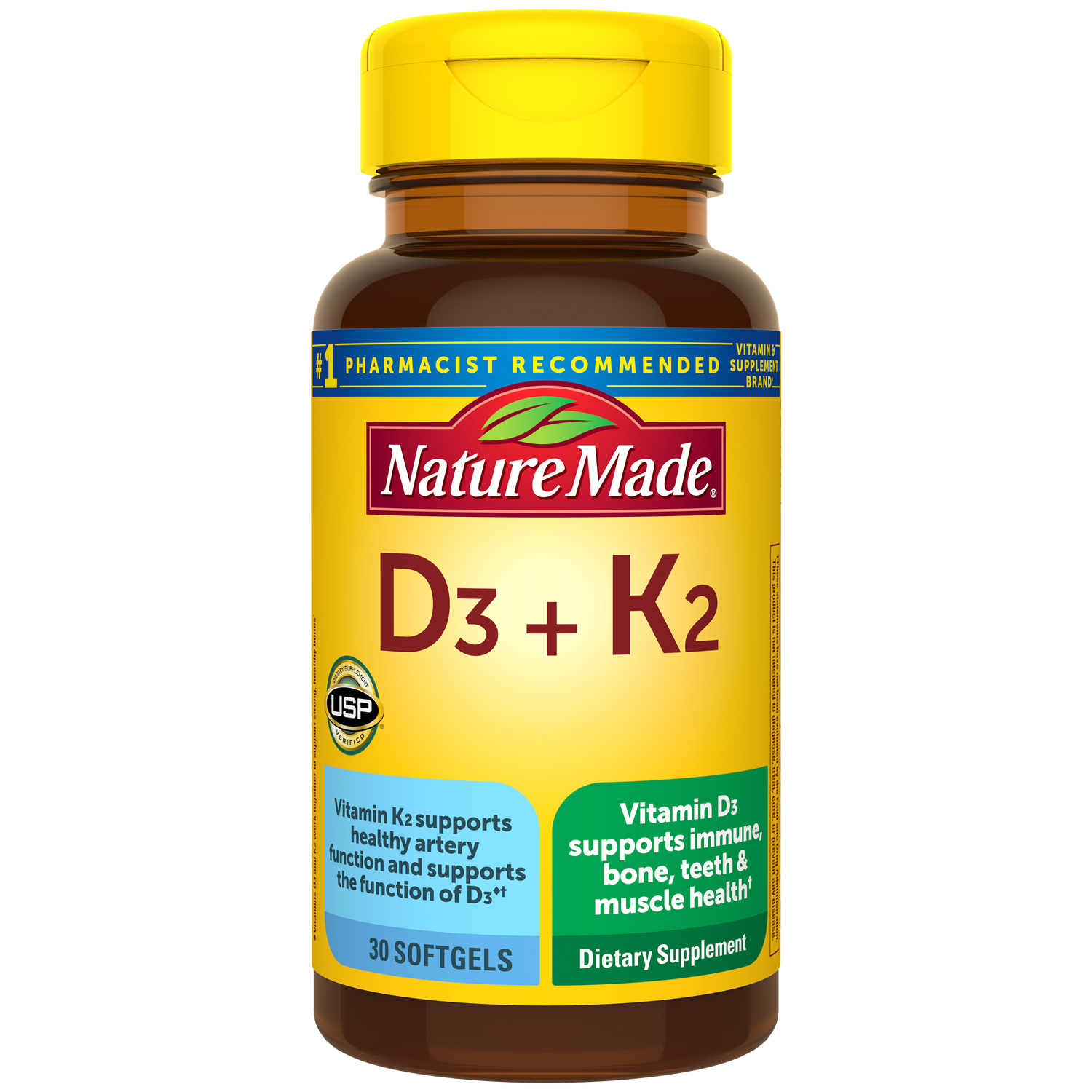 Vitamin D3 + K2 Softgels | 
