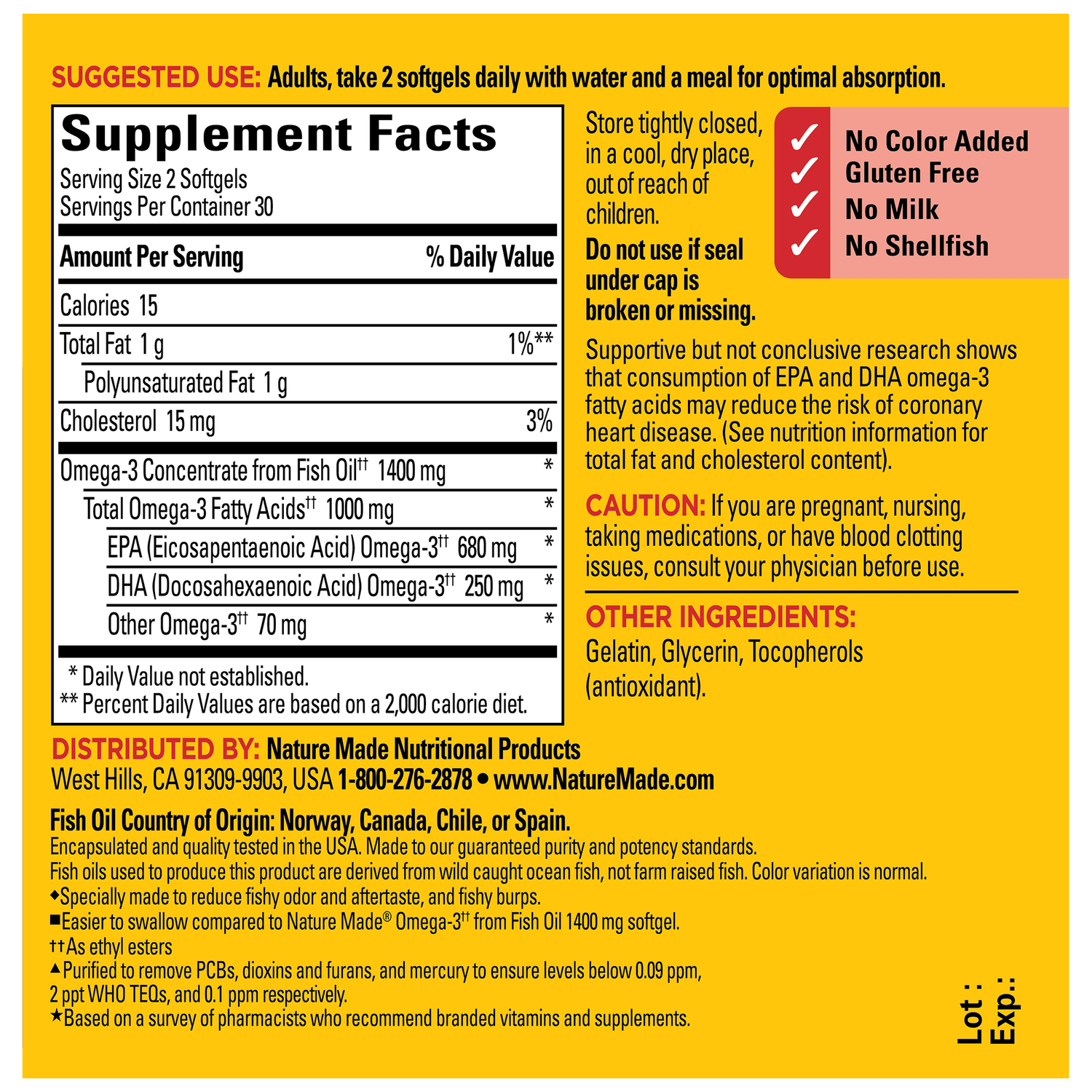 Extra Strength Omega-3†† From Fish Oil Minis | 