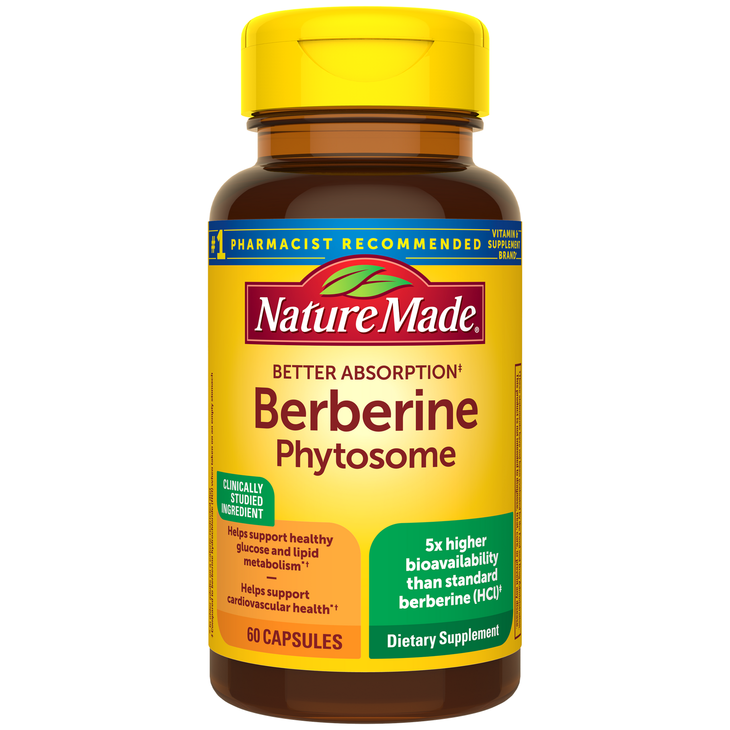 Better Absorption‡ Berberine Phytosome 550 mg Capsules | 