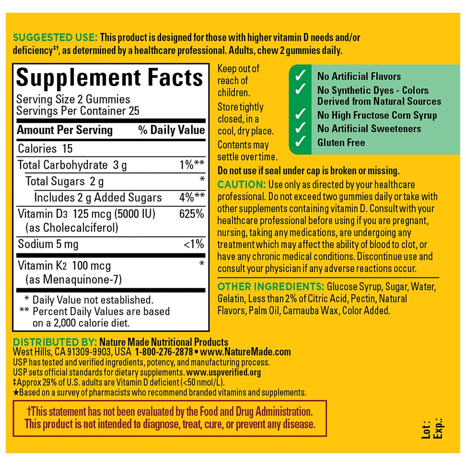 Vitamin D3 + K2 Gummies | 