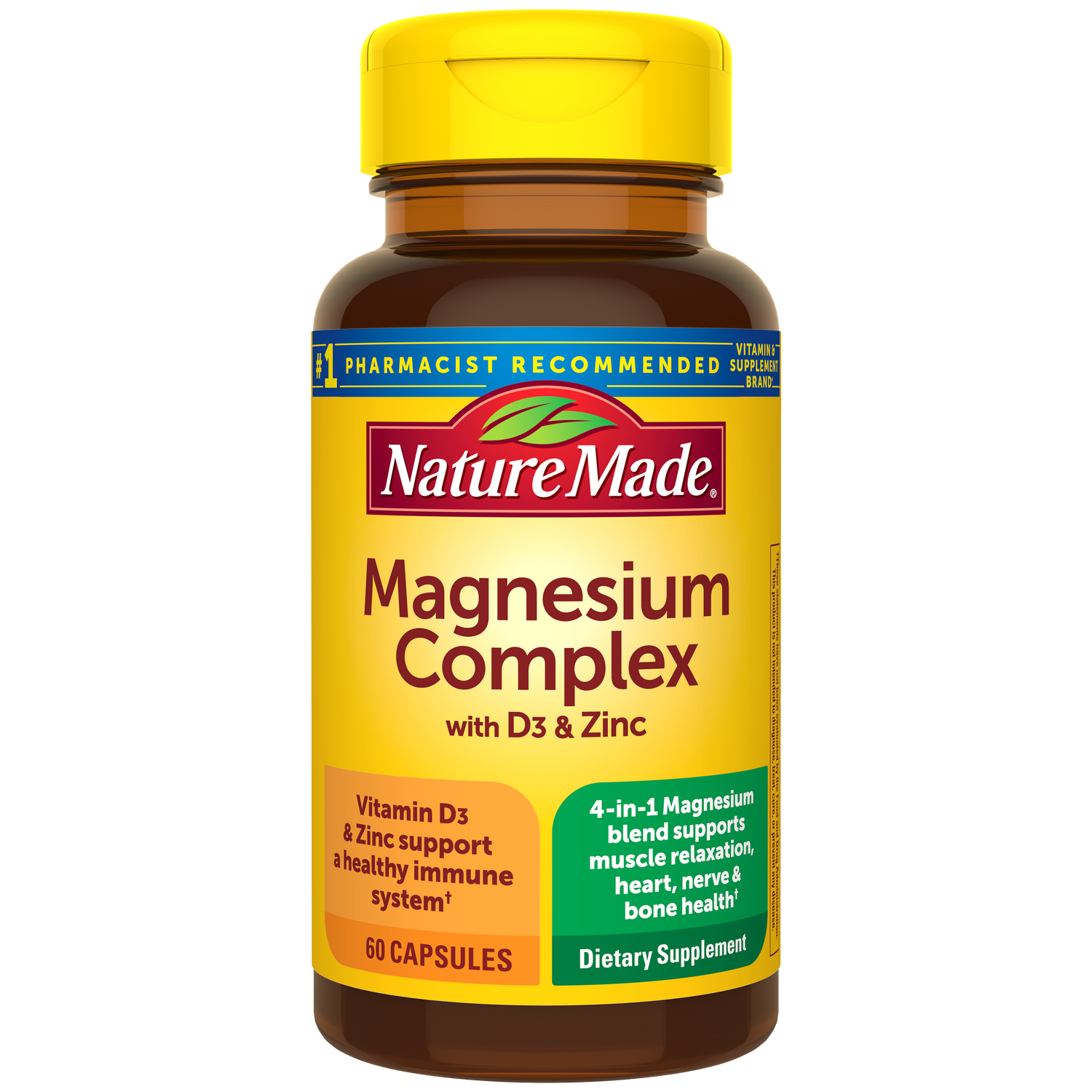 Magnesium Complex Capsules with D3 and Zinc | 