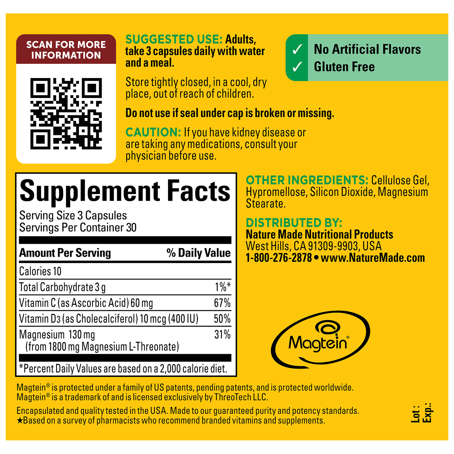 Magtein® Magnesium L-Threonate | 90