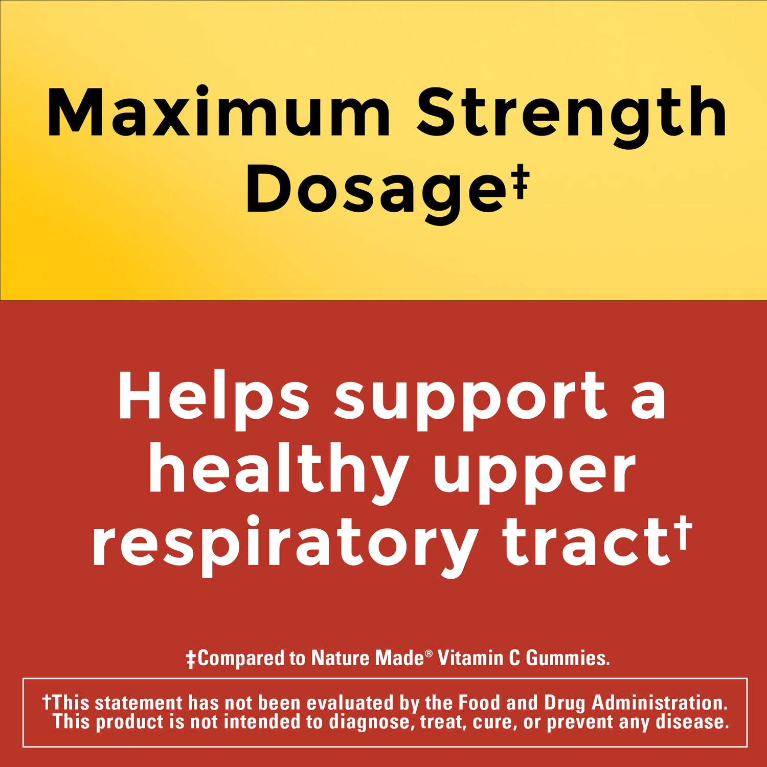 Vitamin C Gummies Maximum Strength Dosage‡ 1000 mg per serving | 