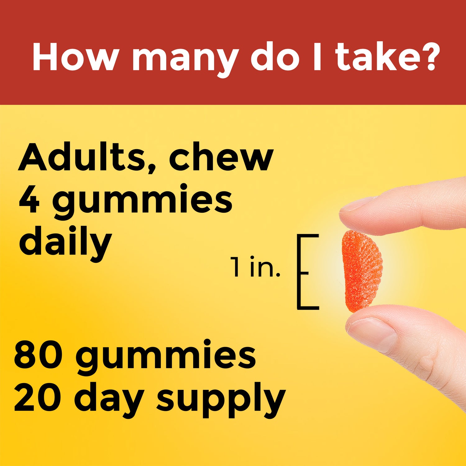 Vitamin C Gummies Maximum Strength Dosage‡ 1000 mg per serving | 