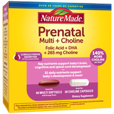 Prenatal Multivitamins Softgels + Choline Capsules