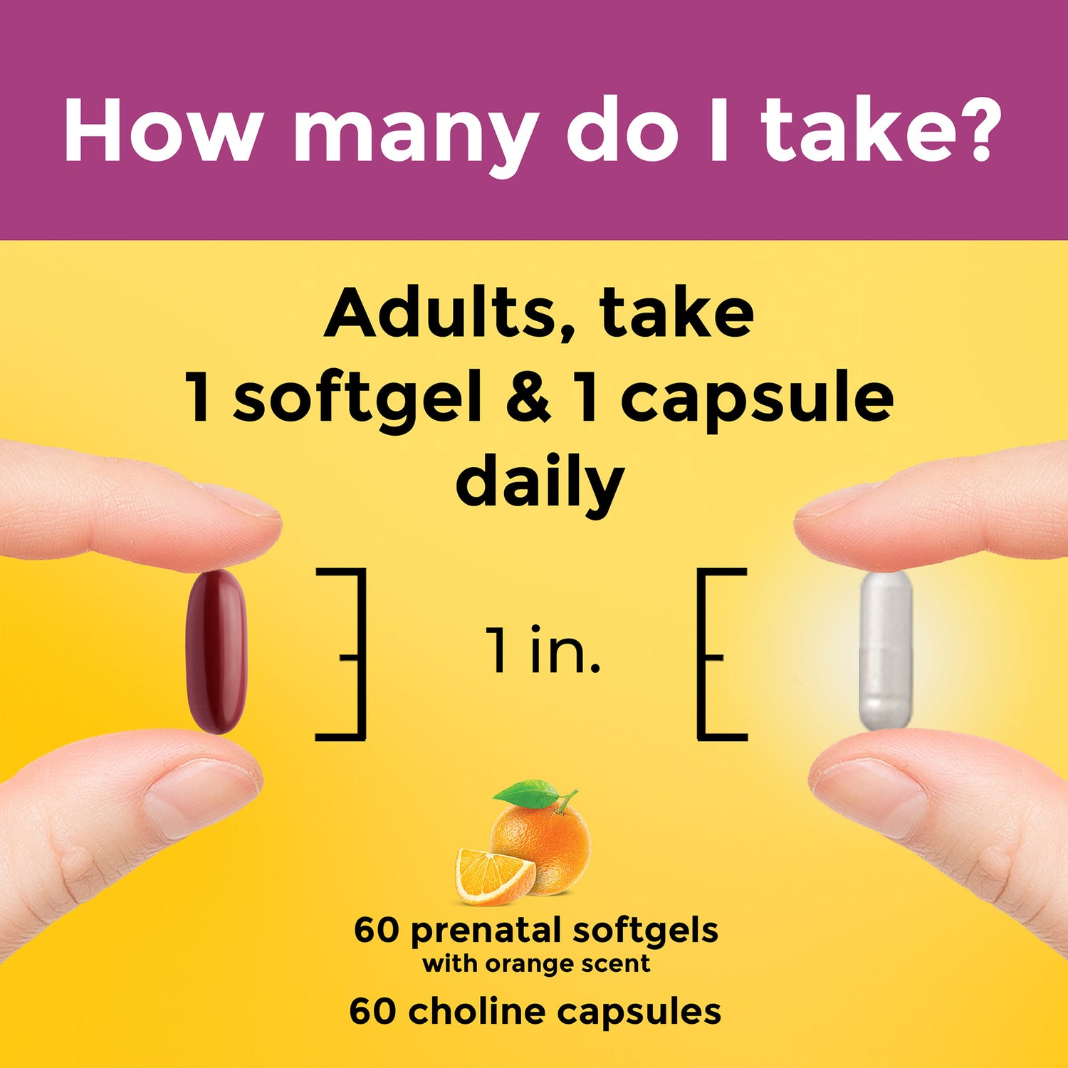 Prenatal Multivitamins Softgels + Choline Capsules | 