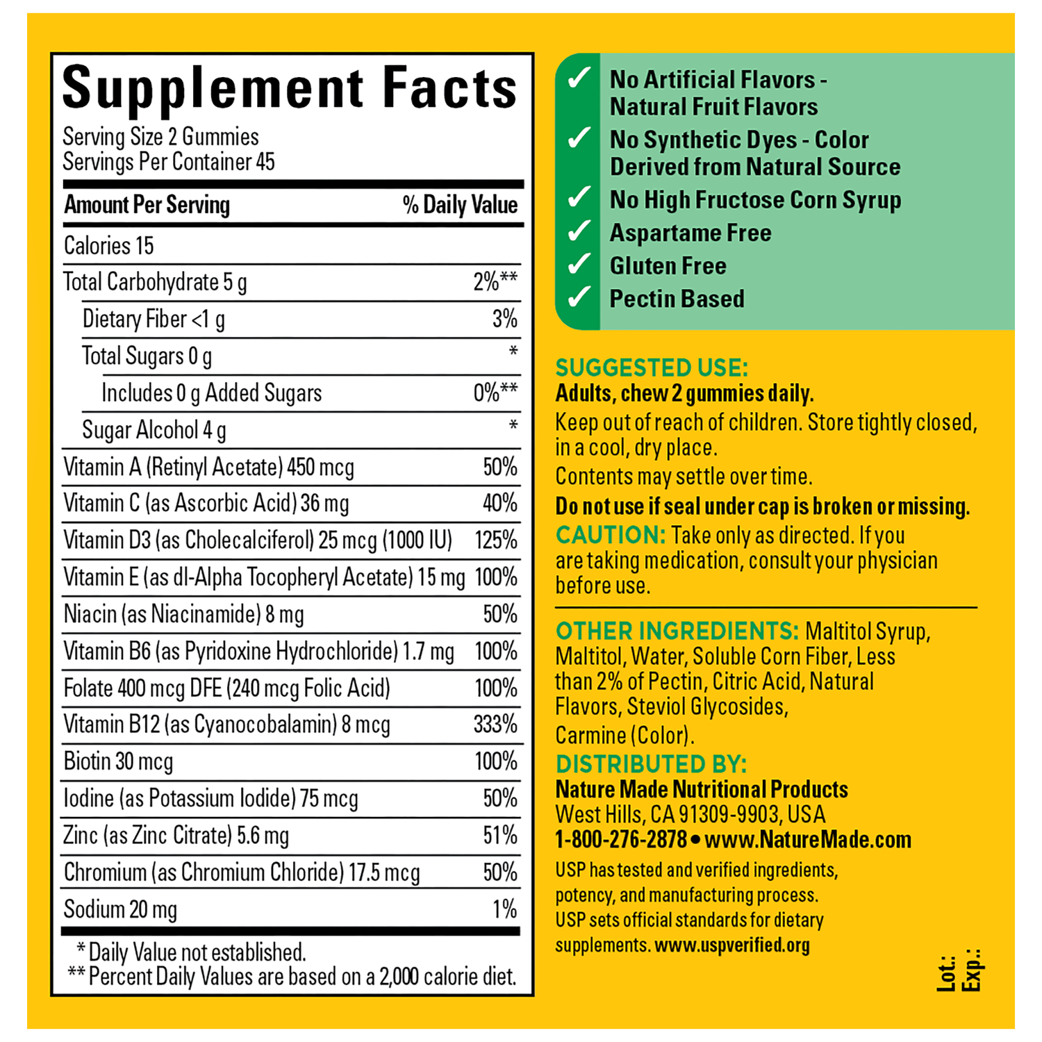 Zero Sugar‡ Multivitamin Gummies | 