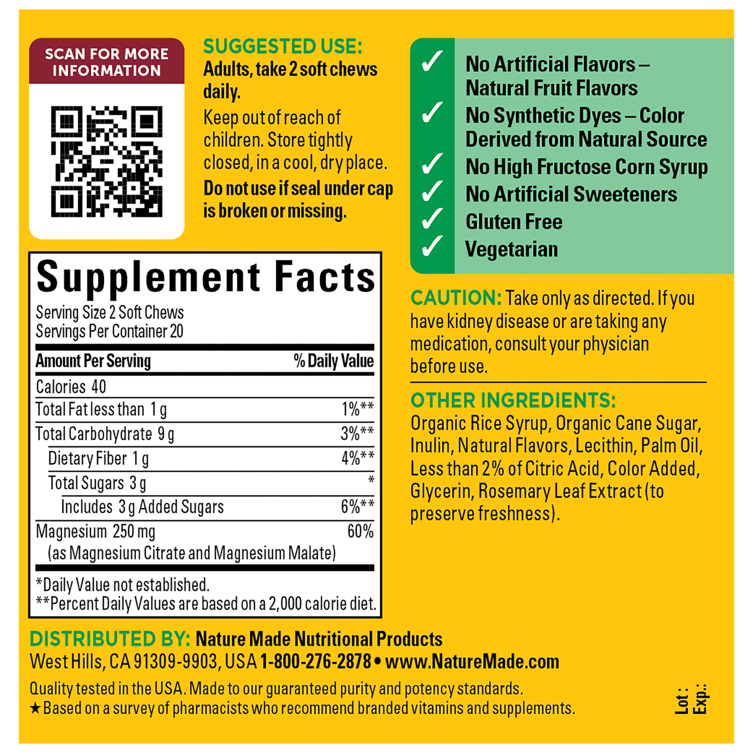High Absorption Magnesium Complex Soft Chews | 