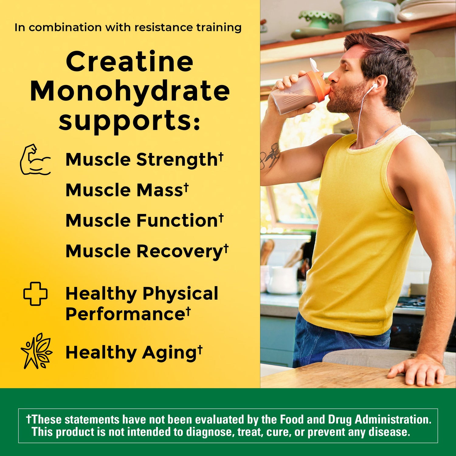 Micronized Creatine Monohydrate 5 g Drink Mix Powder | 90