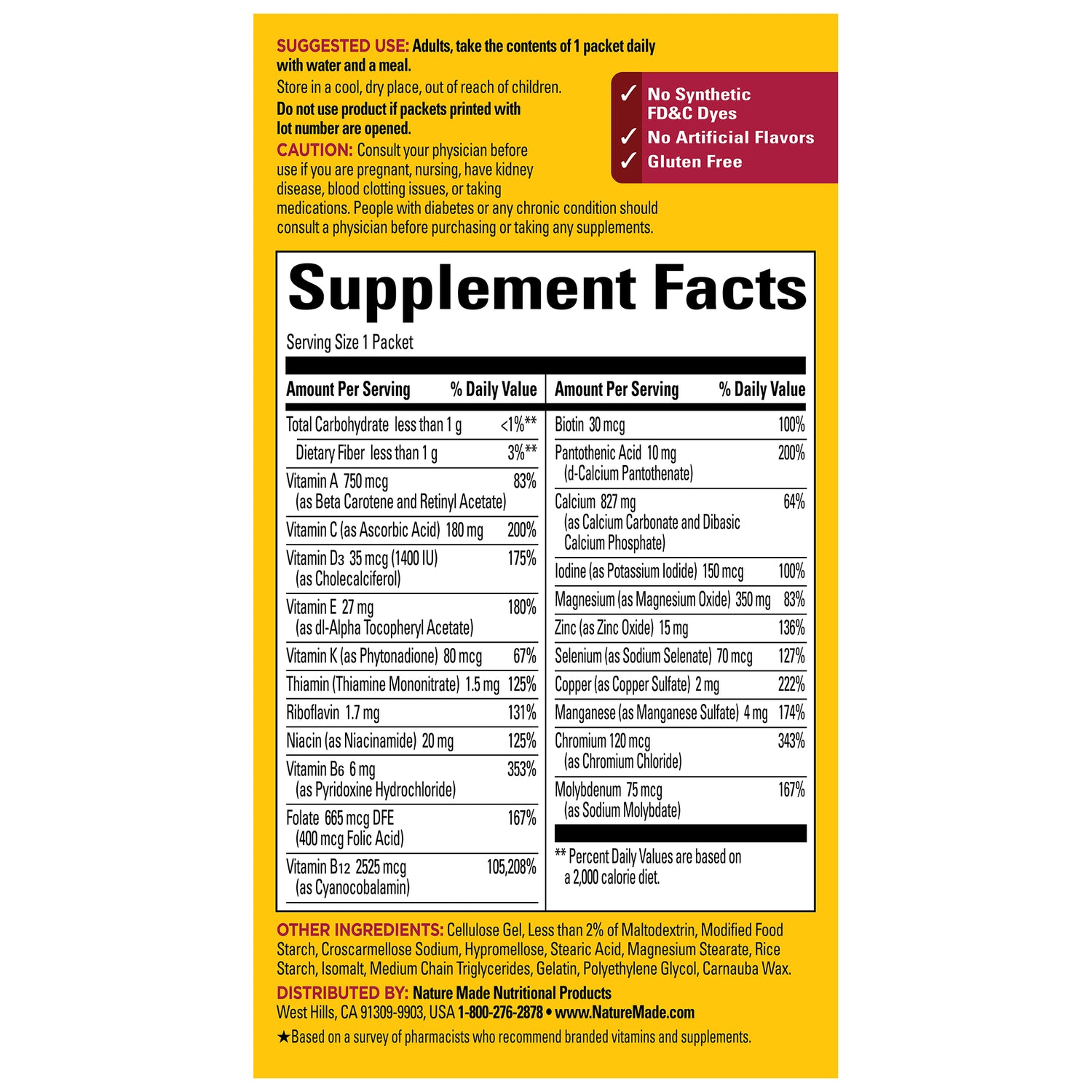 GLP-1 Companion Health Pack Daily Packets | 