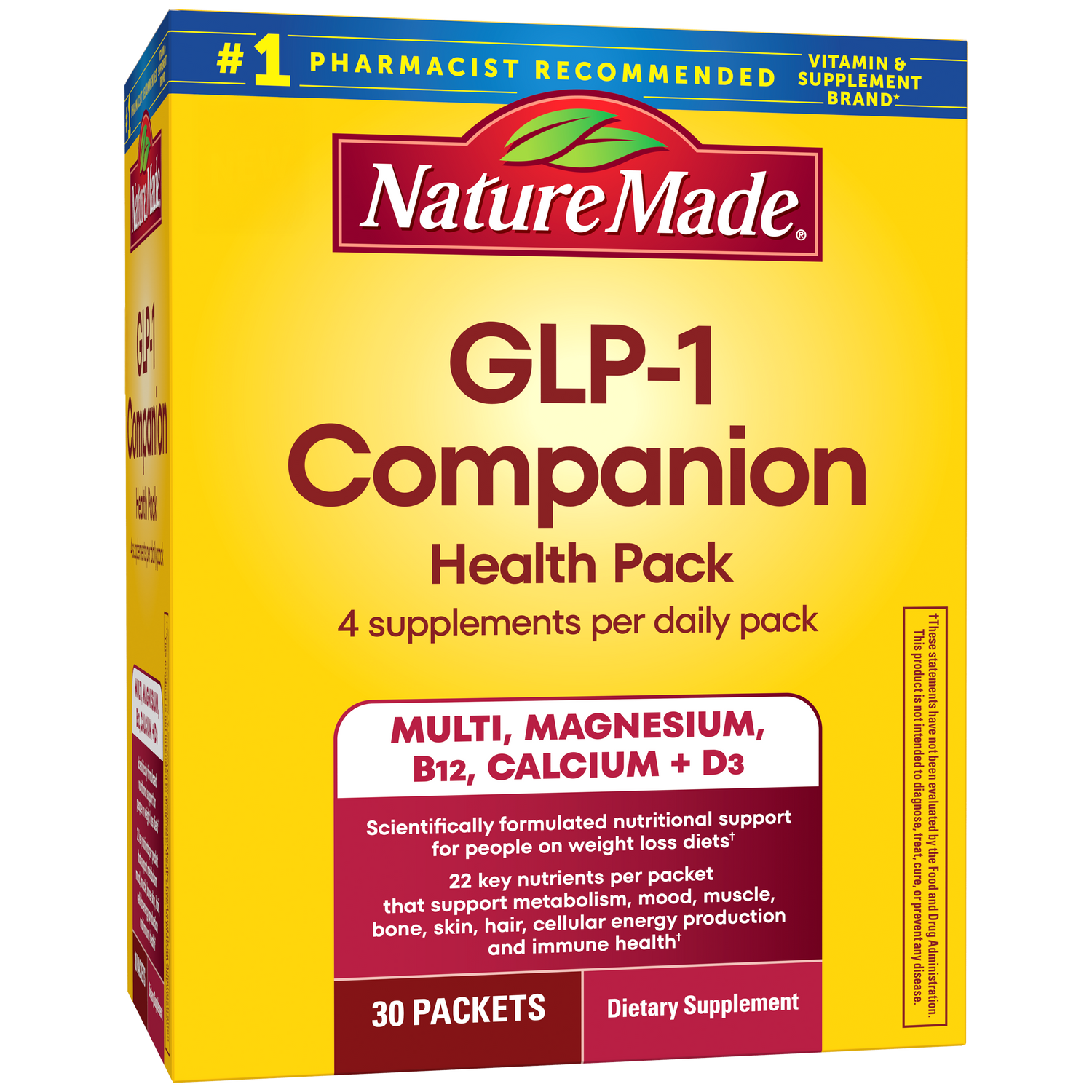 GLP-1 Companion Health Pack Daily Packets | 