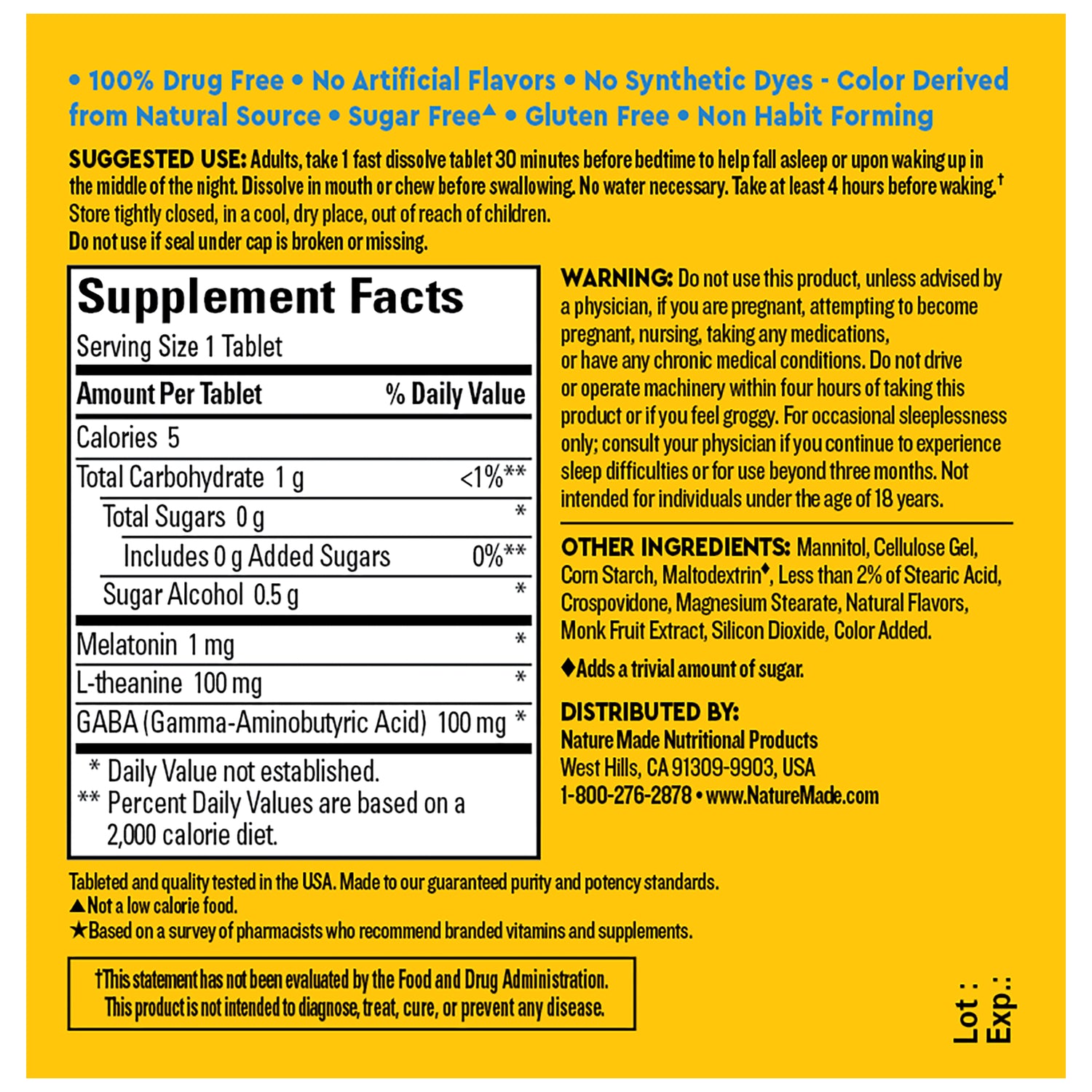 Wellblends™ Back to Sleep™ Fast Dissolve Tablets | 