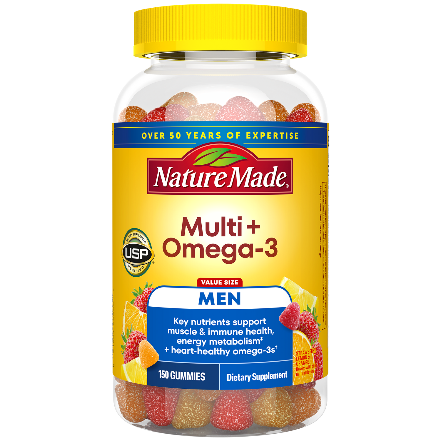 Men's Multi + Omega-3 Gummies | 150