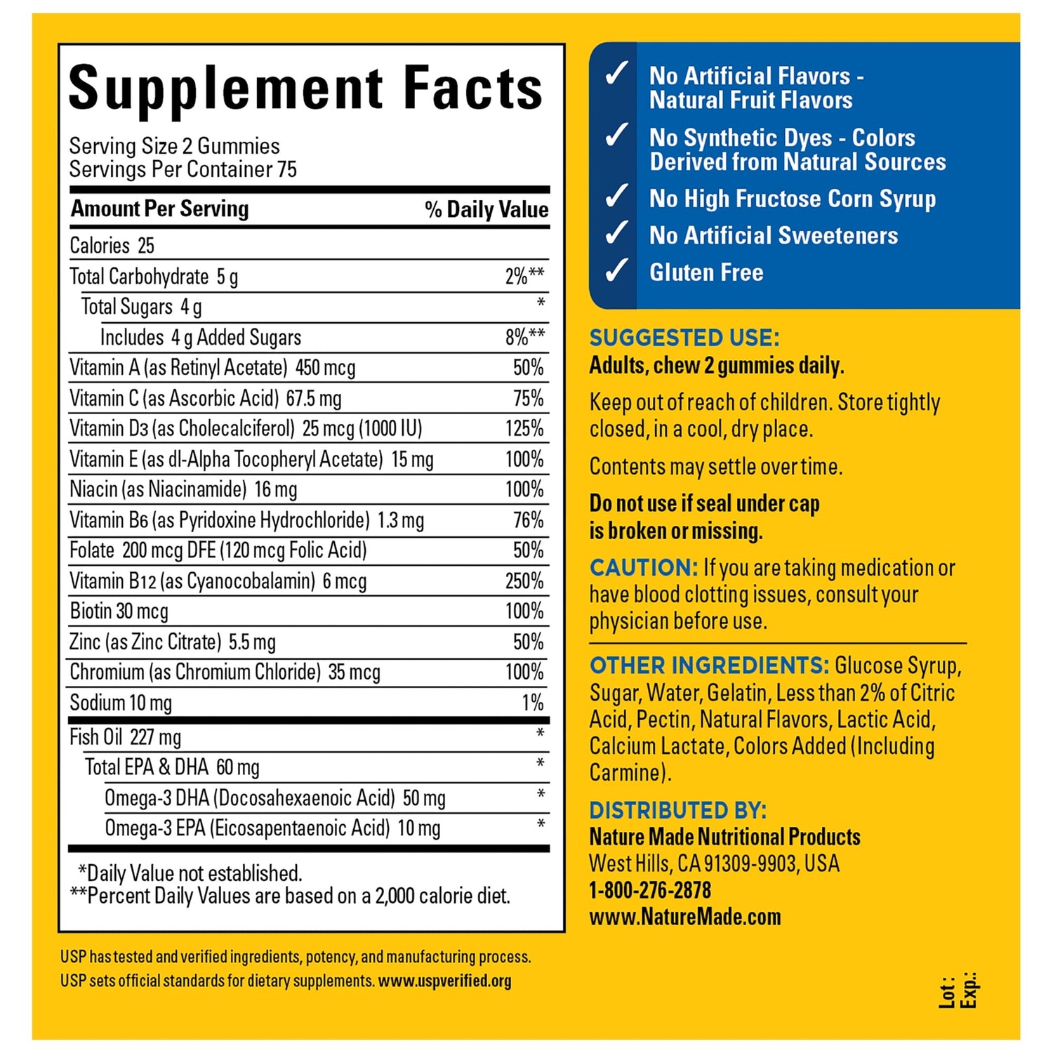 Men's Multi + Omega-3 Gummies | 150