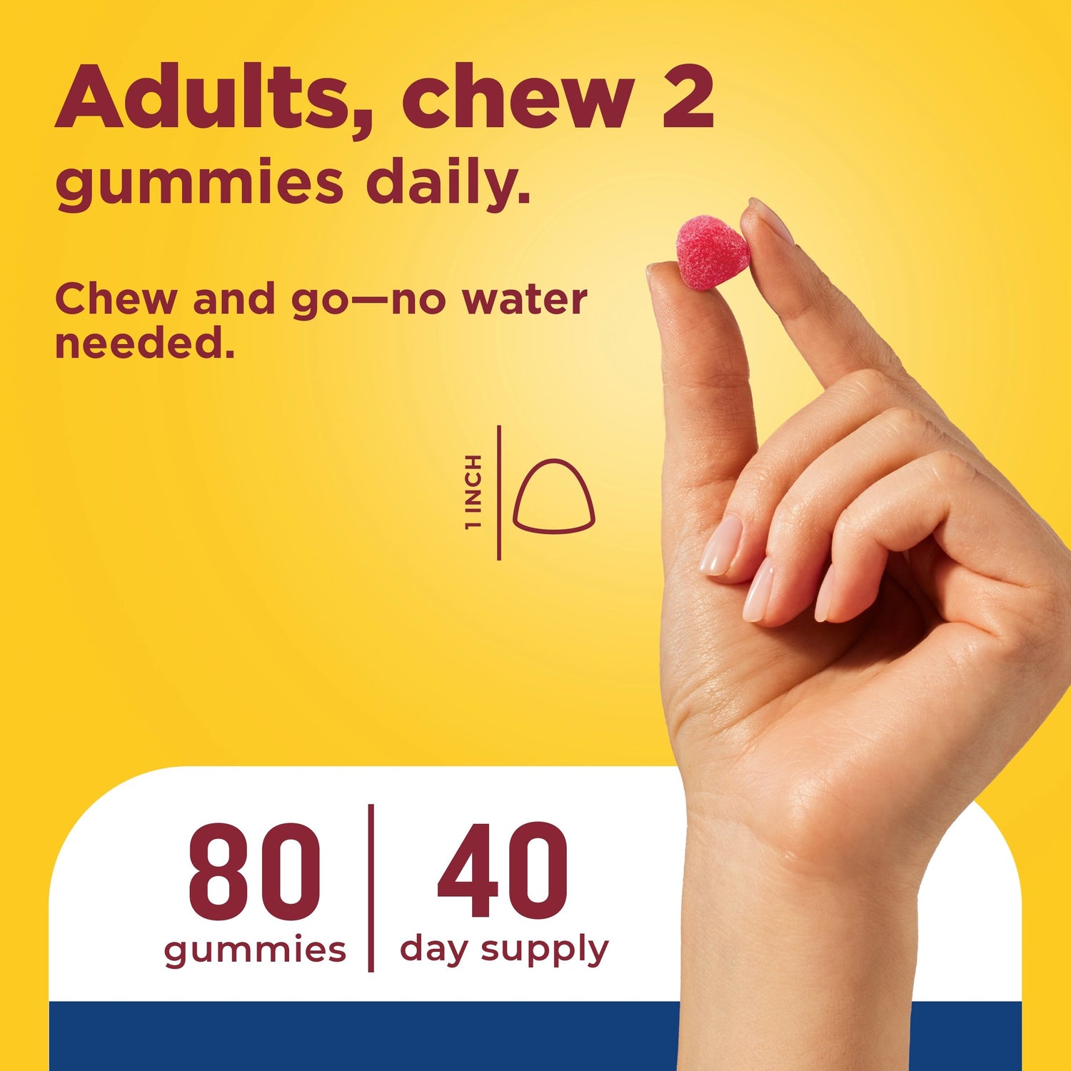Men's Multi + Omega-3 Gummies | 80