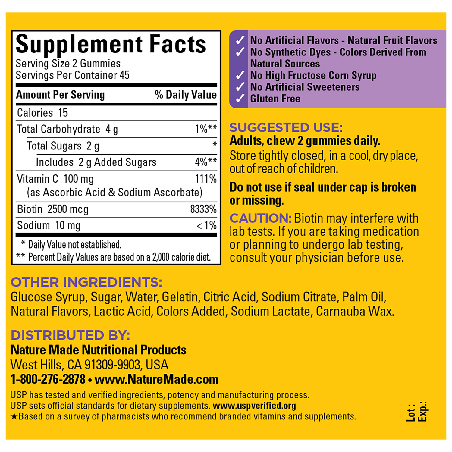 Hair-Skin-Nails‡ Gummies | 90