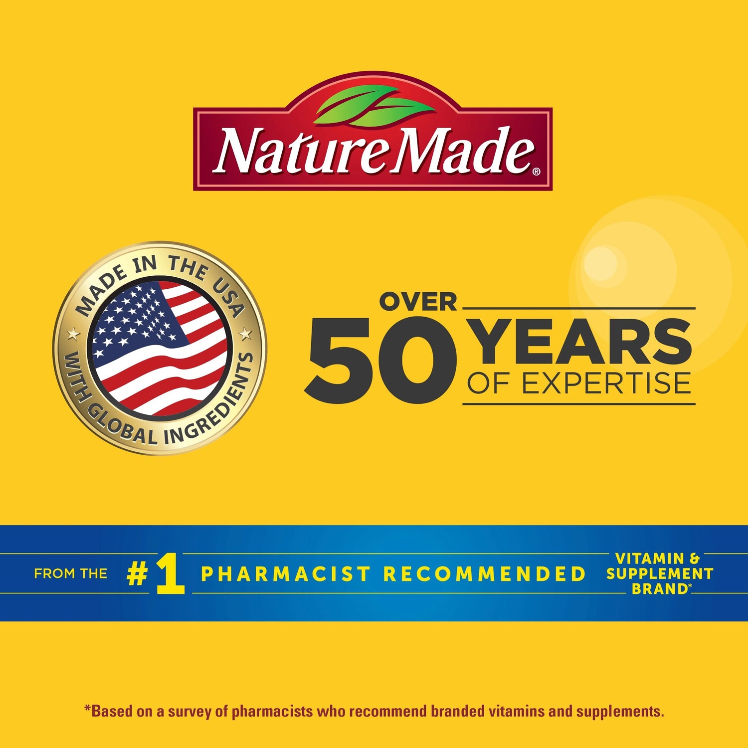 Multivitamin Gummies | Nature Made Made in USA with global ingredients seal and over 50 years of supplement expertise