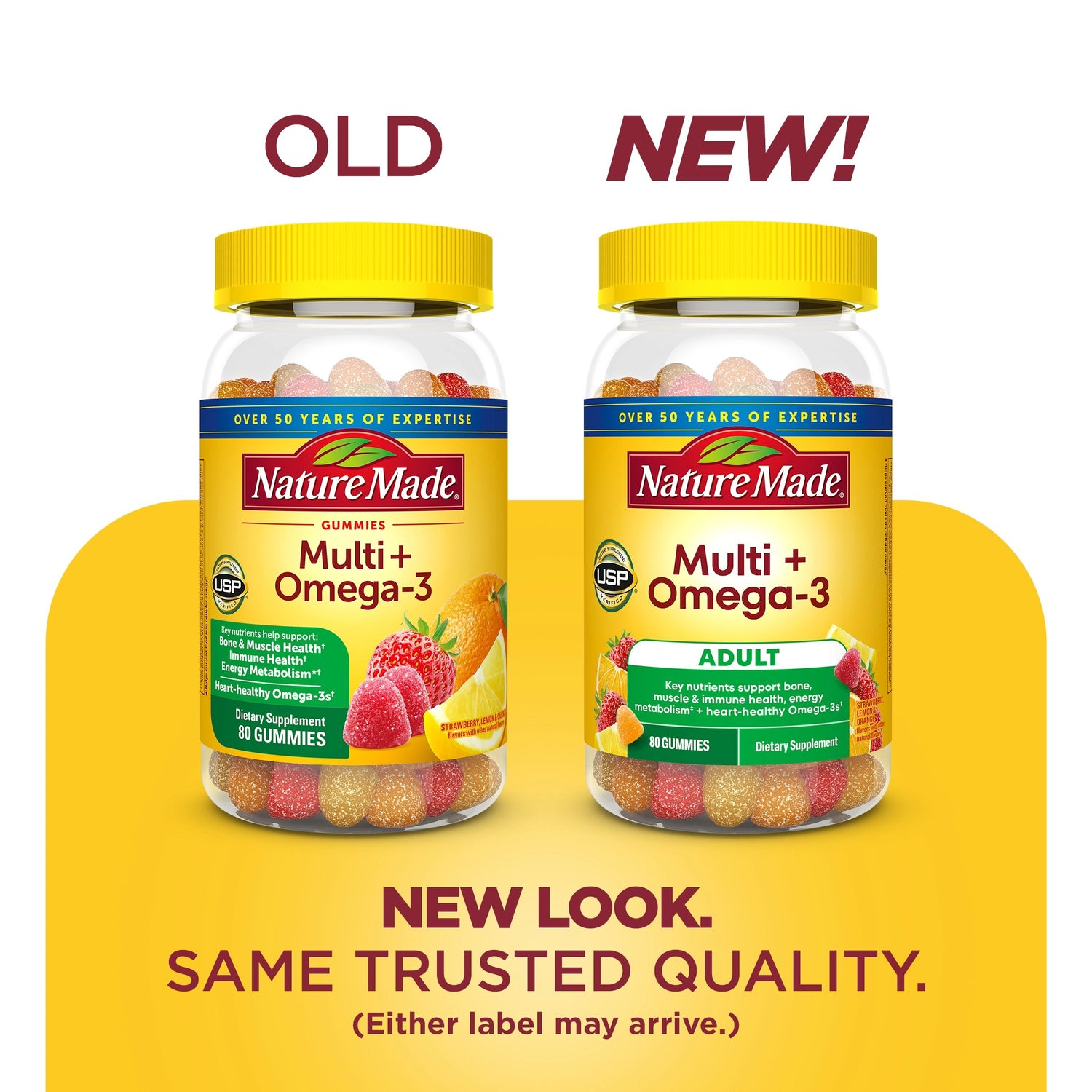 Multivitamin + Omega-3 Gummies | 80