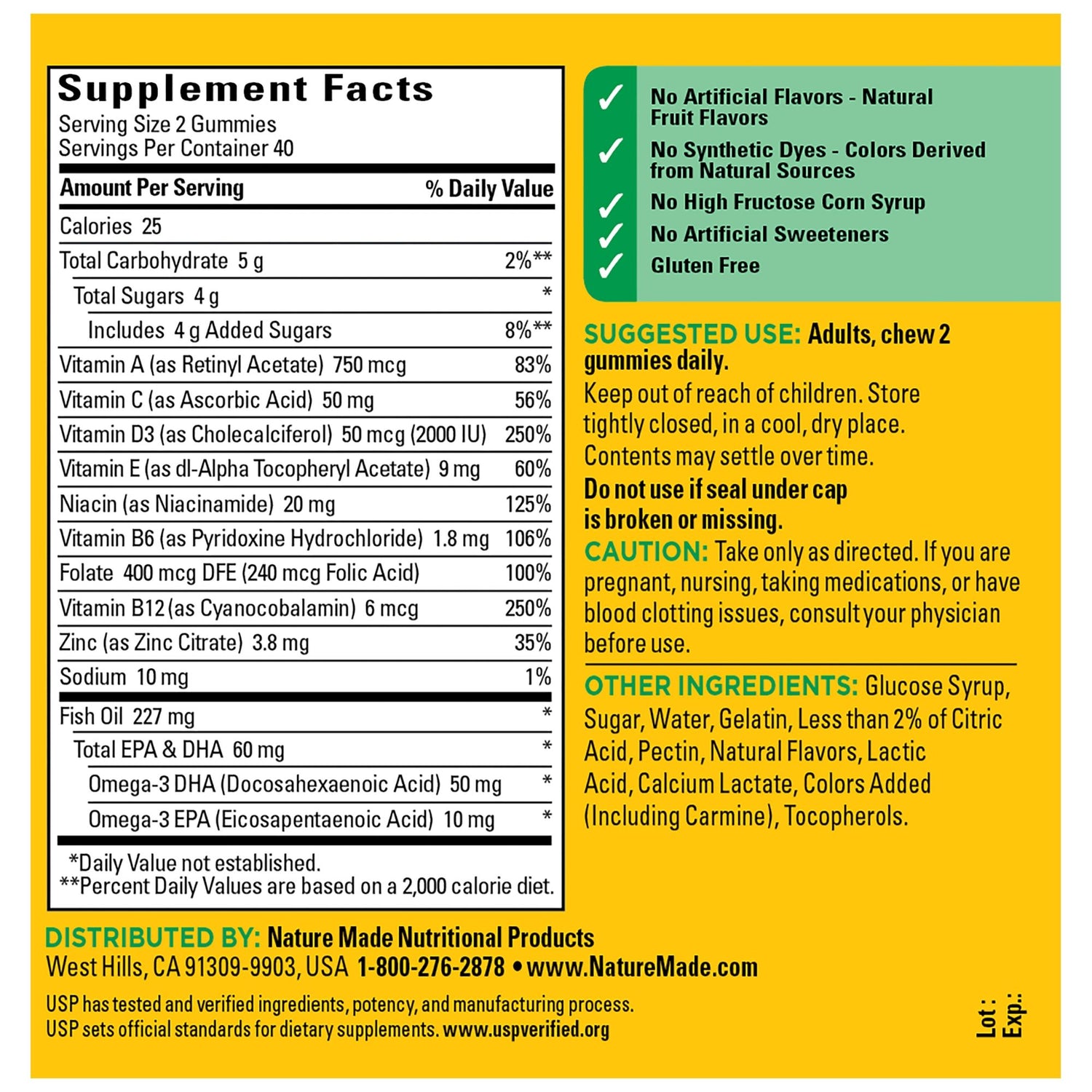 Multivitamin + Omega-3 Gummies | 80