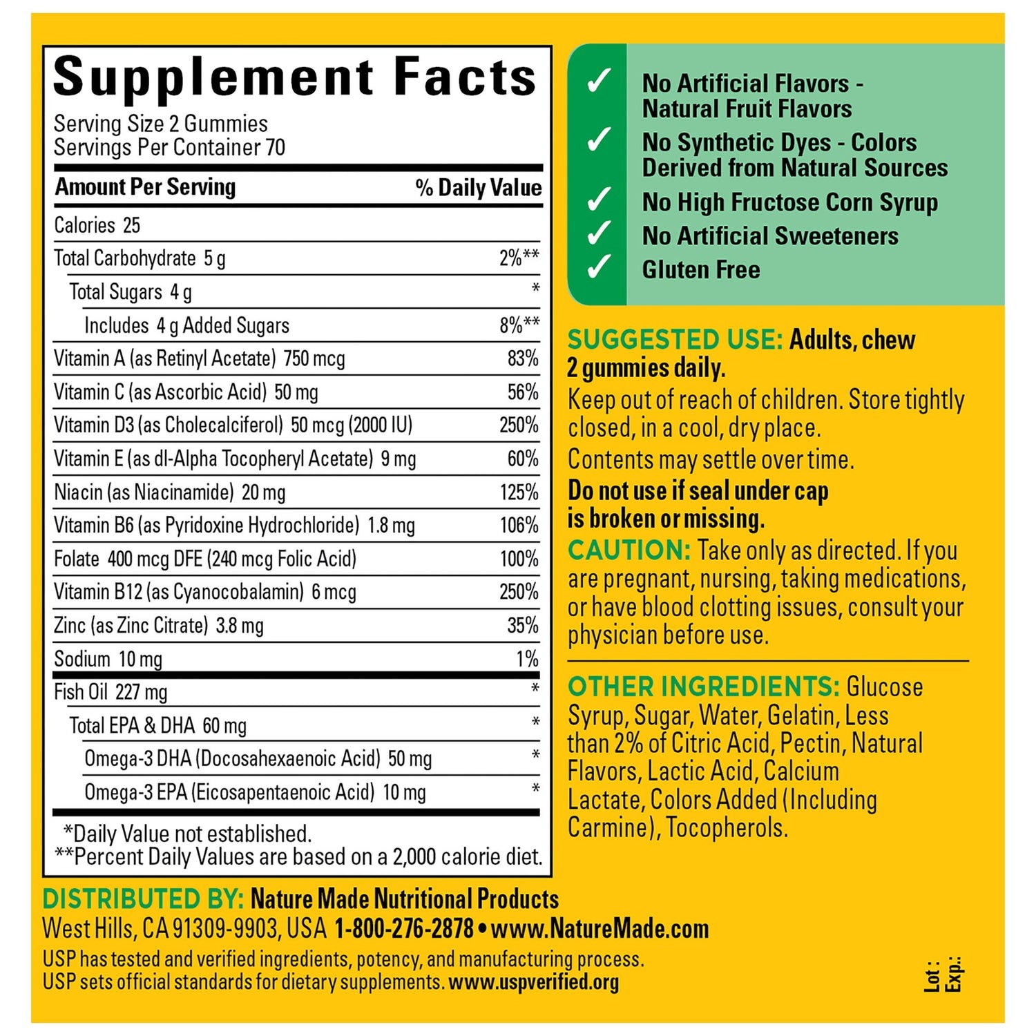 Multivitamin + Omega-3 Gummies | 140