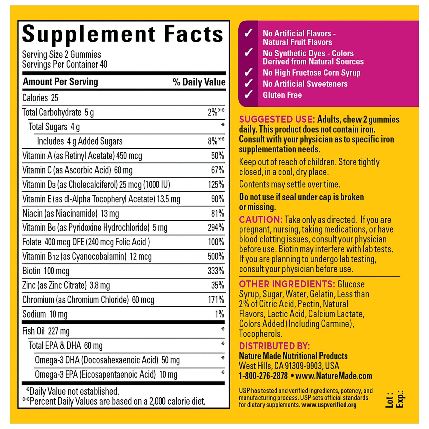 Women's Multivitamin + Omega-3 Gummies | 80
