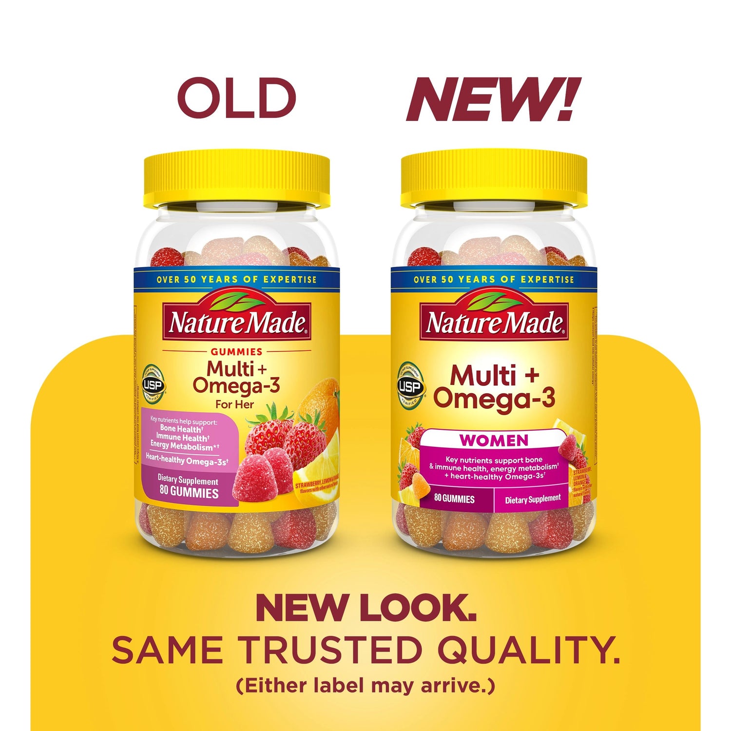 Women's Multivitamin + Omega-3 Gummies | 80