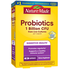 Probiotics 1 Billion CFU From Live Cultures Capsules