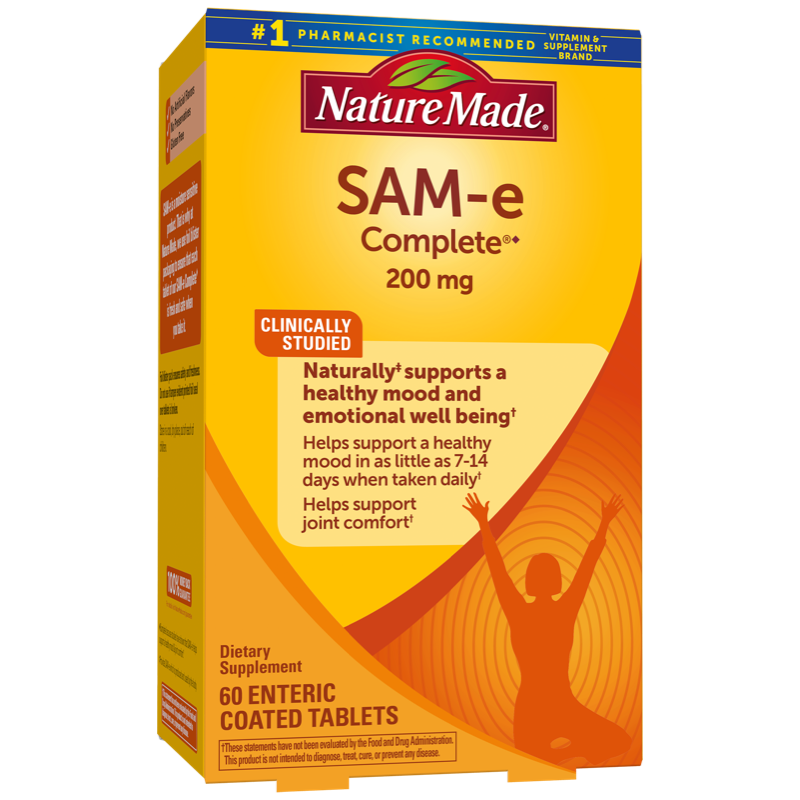 SAM-e Complete®◆ 200 mg Tablets | 60