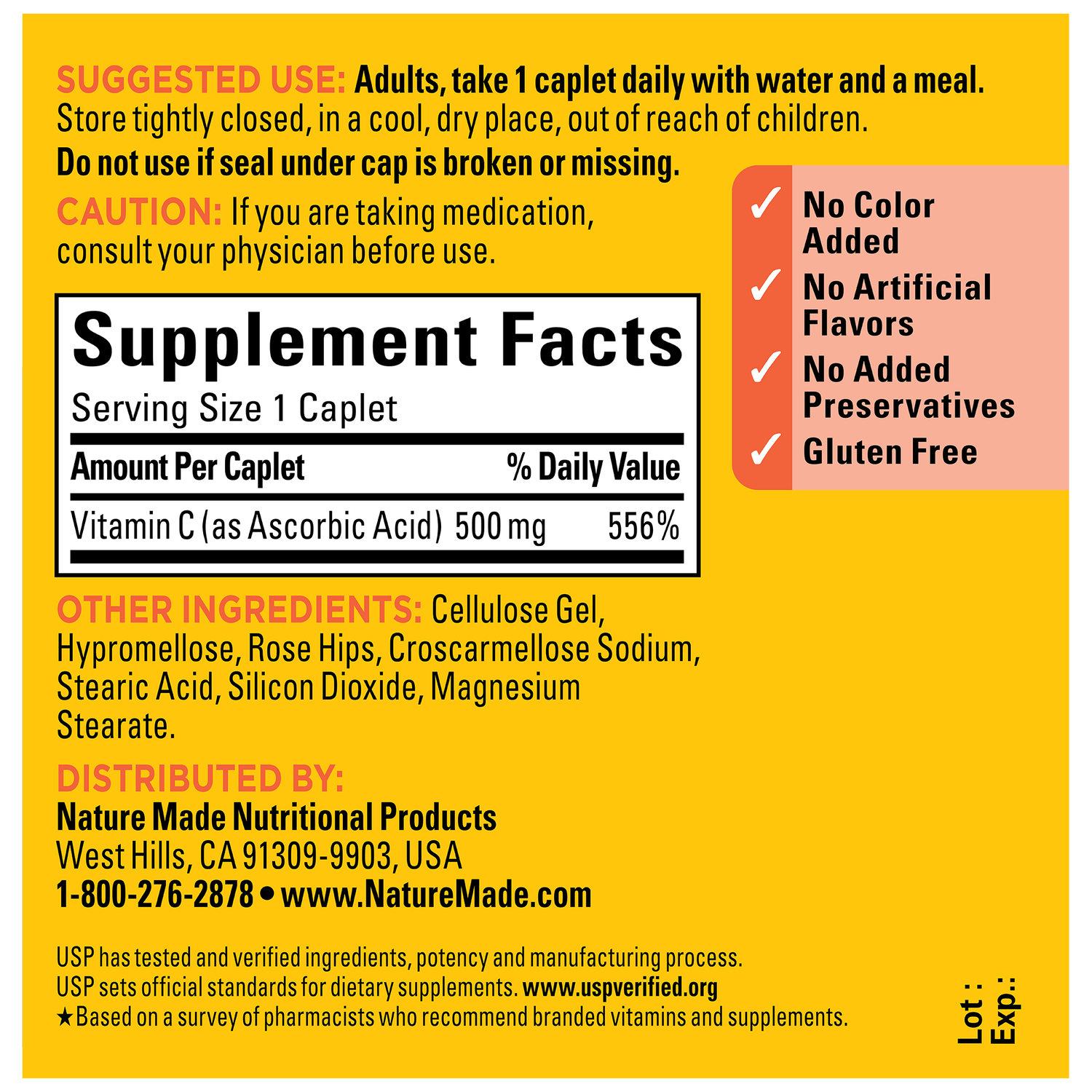 Vitamin C 500 mg with Rose Hips | 