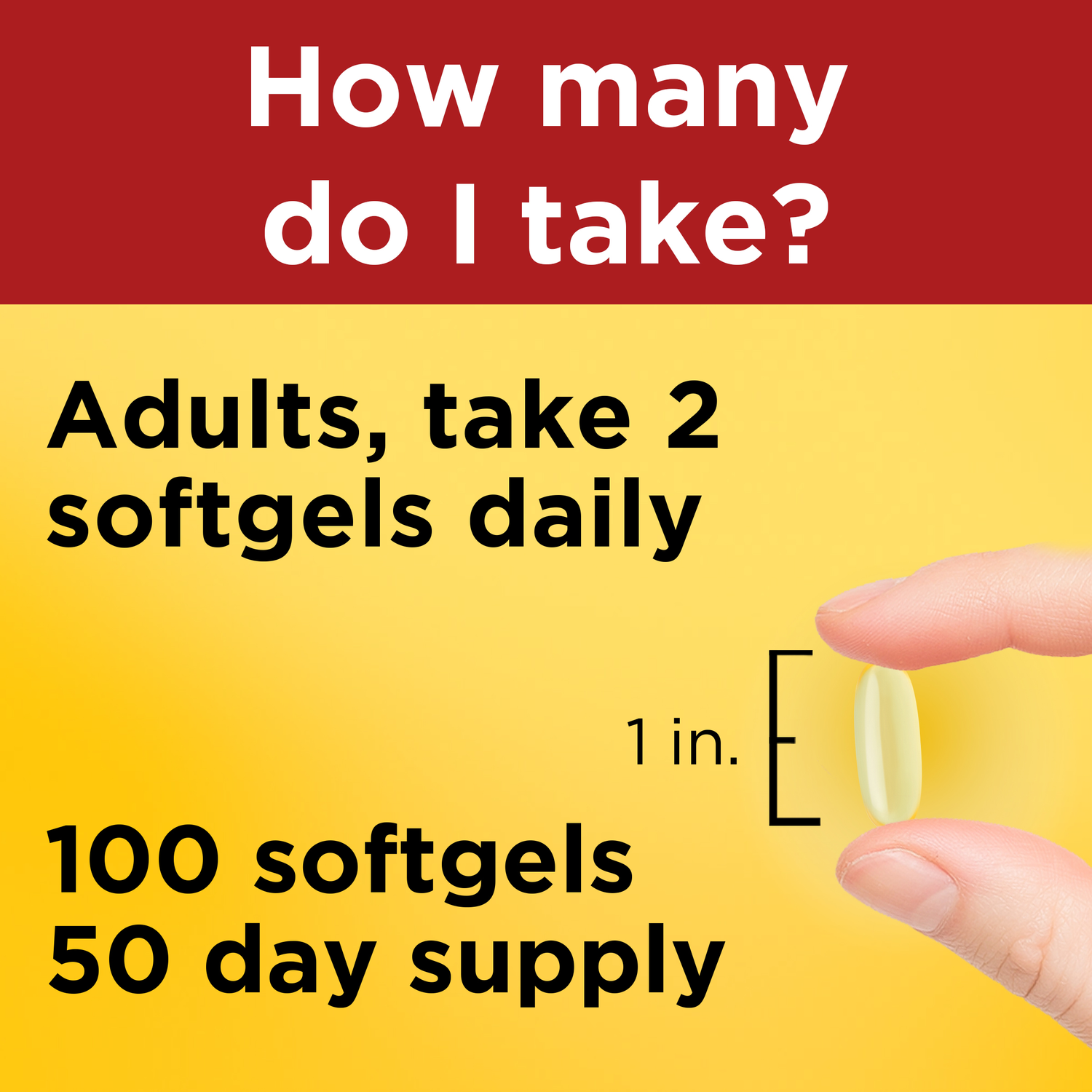 Fish Oil 1200 mg Softgels | 100