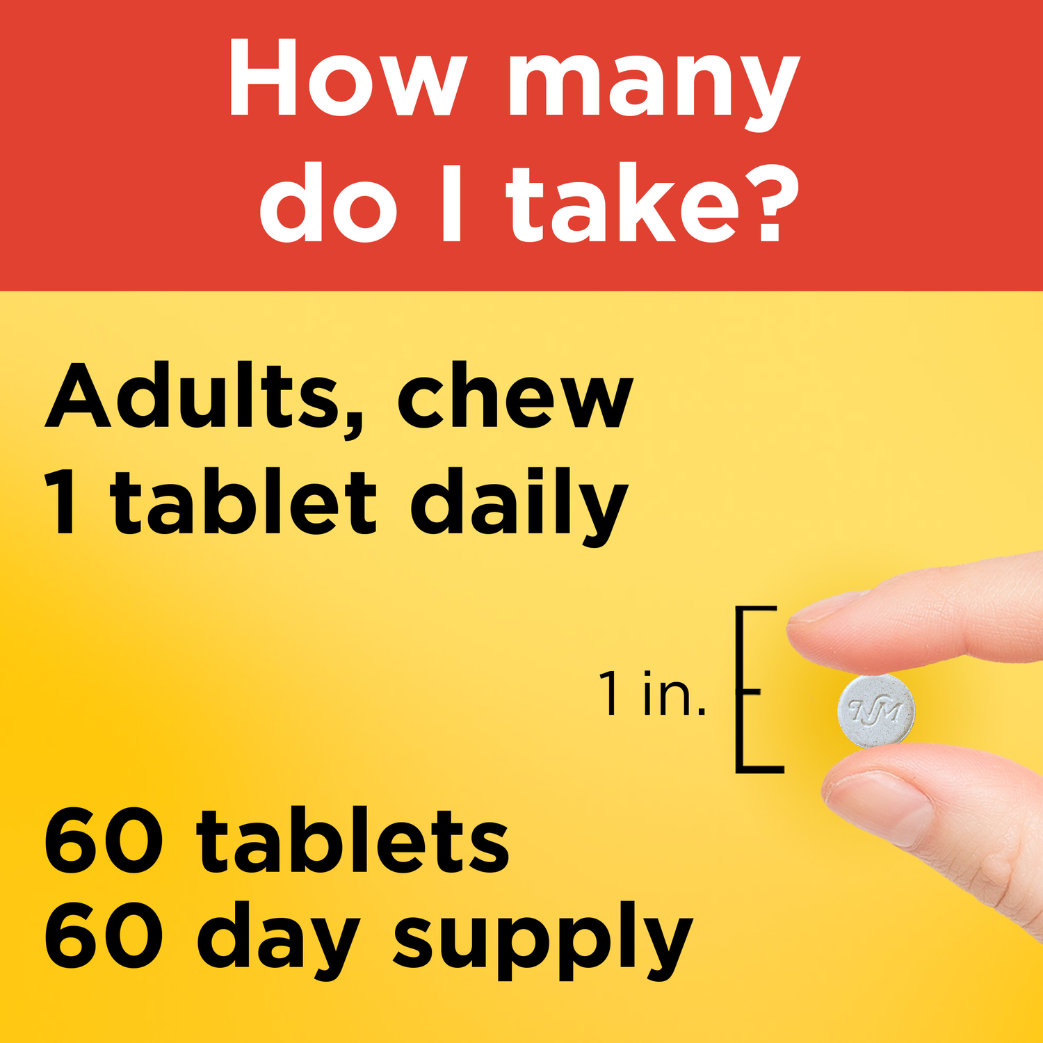 Chewable Vitamin C 500 mg Tablets | 60