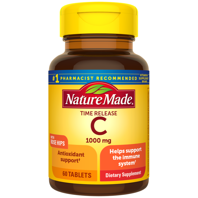 Vitamin C 1000 mg Time Release with Rose Hips Tablets | 